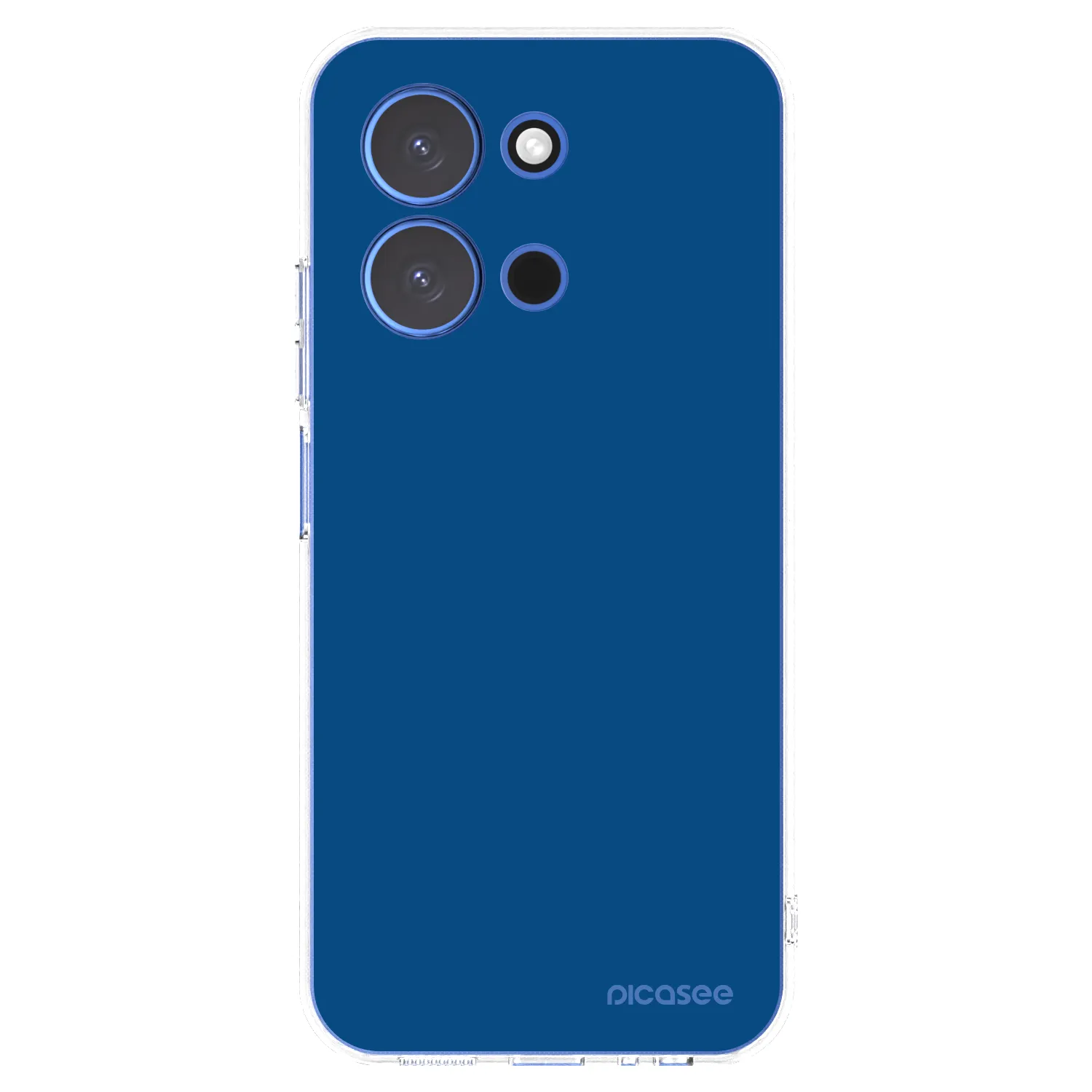 Picasee Xiaomi Redmi 15C 4G Hülle - Transparentes Silikon - Navy Blue