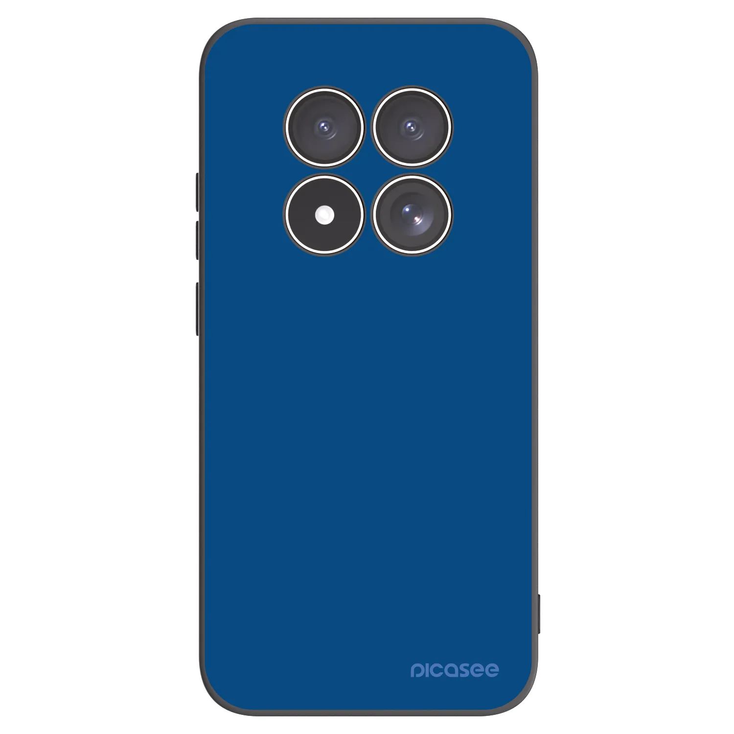 Picasee Xiaomi Redmi Note 15 Pro 4G Hülle - Schwarzes Silikon - Navy Blue
