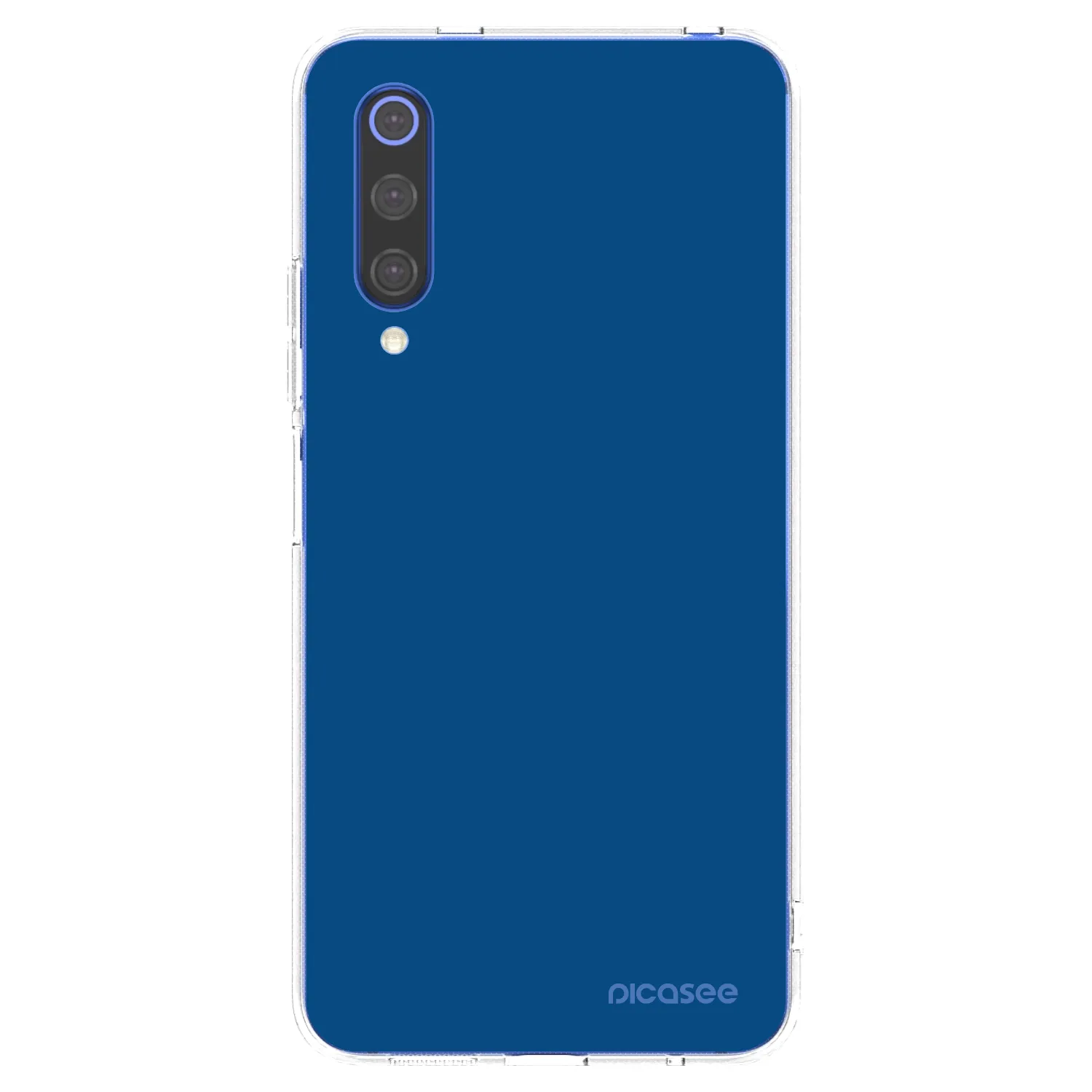 Picasee Xiaomi Mi 9 SE Hülle - Transparentes Silikon - Navy Blue