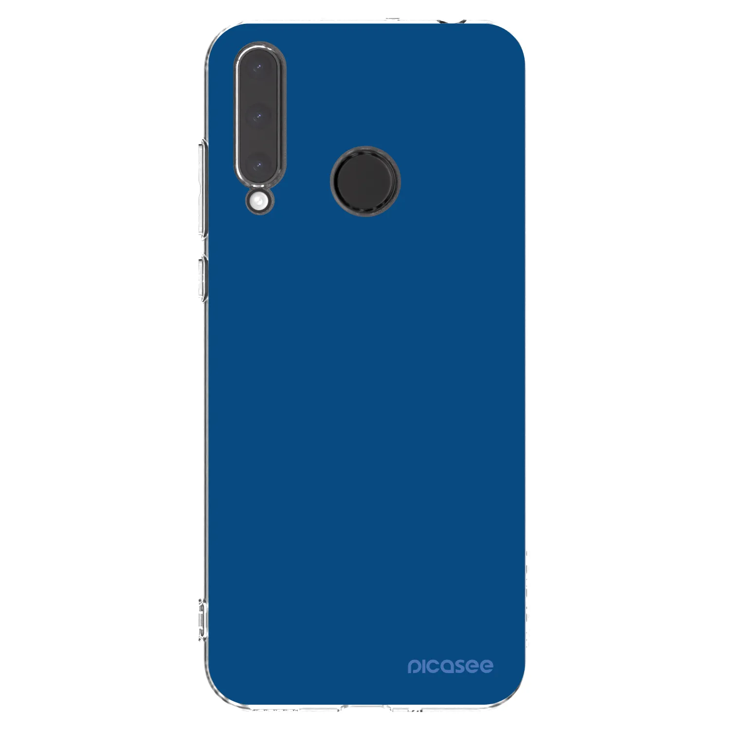 Picasee Honor 20 Lite Hülle - Transparentes Silikon - Navy Blue