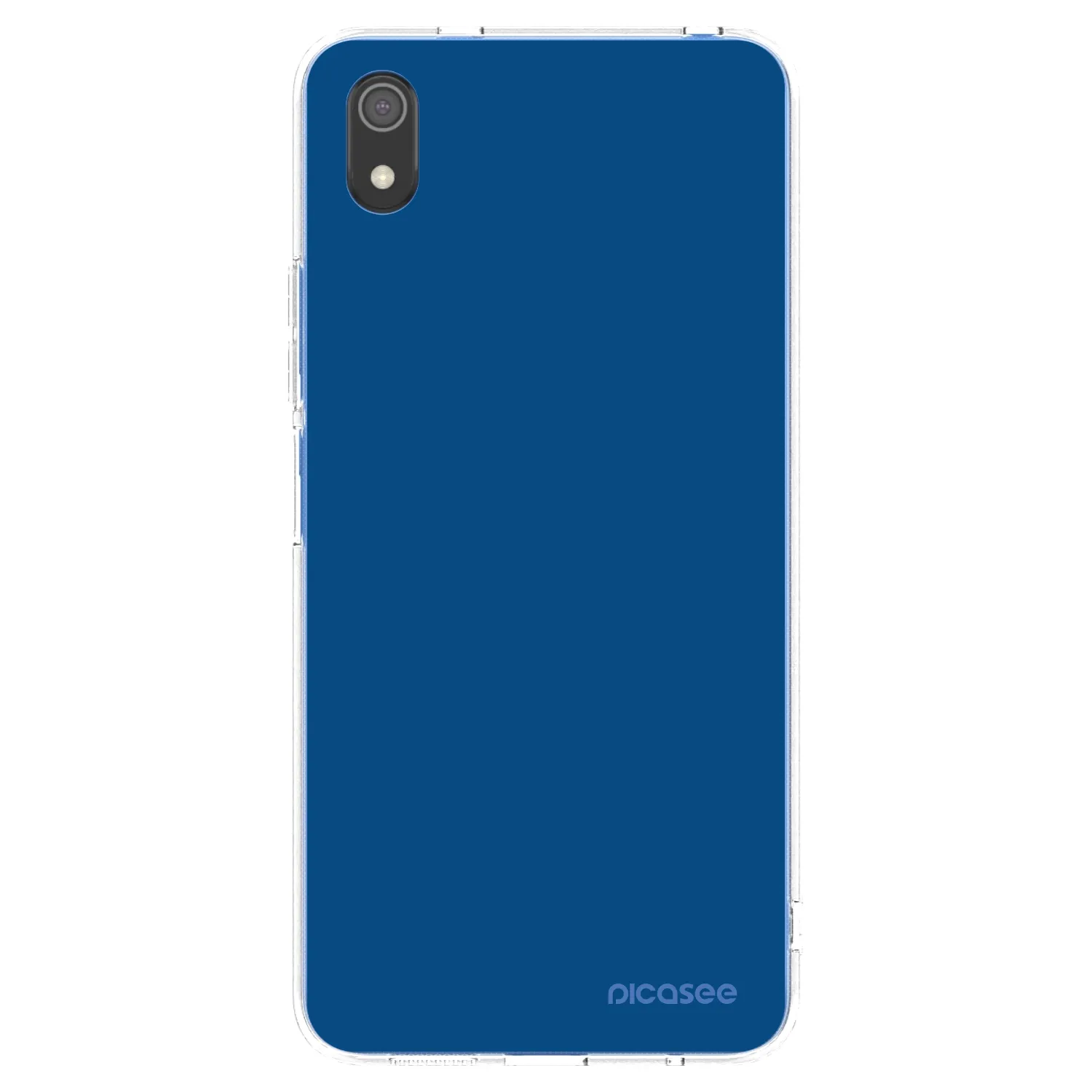 Picasee Xiaomi Redmi 7A Hülle - Transparentes Silikon - Navy Blue