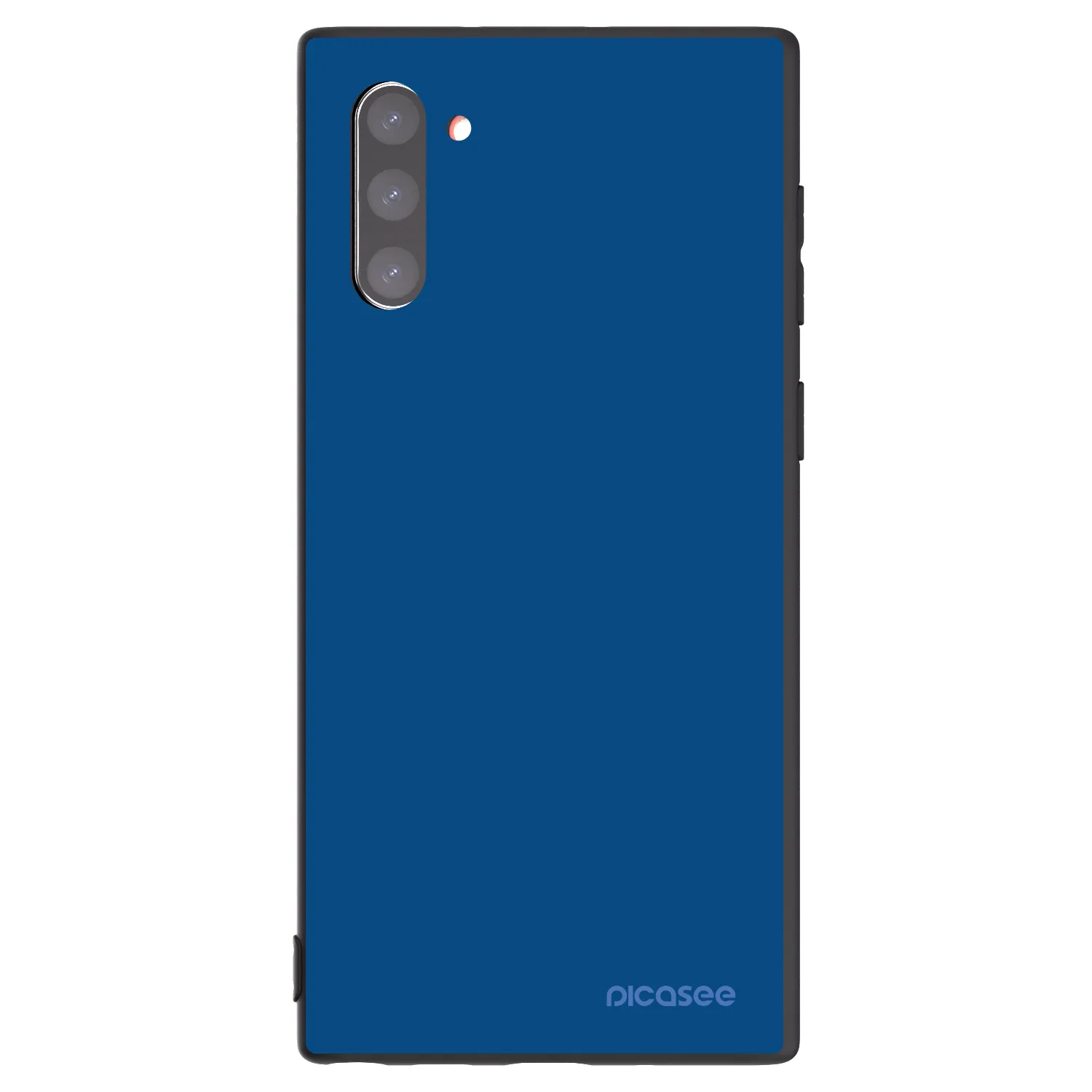Picasee Samsung Galaxy Note 10 N970F Hülle - Schwarzes Silikon - Navy Blue