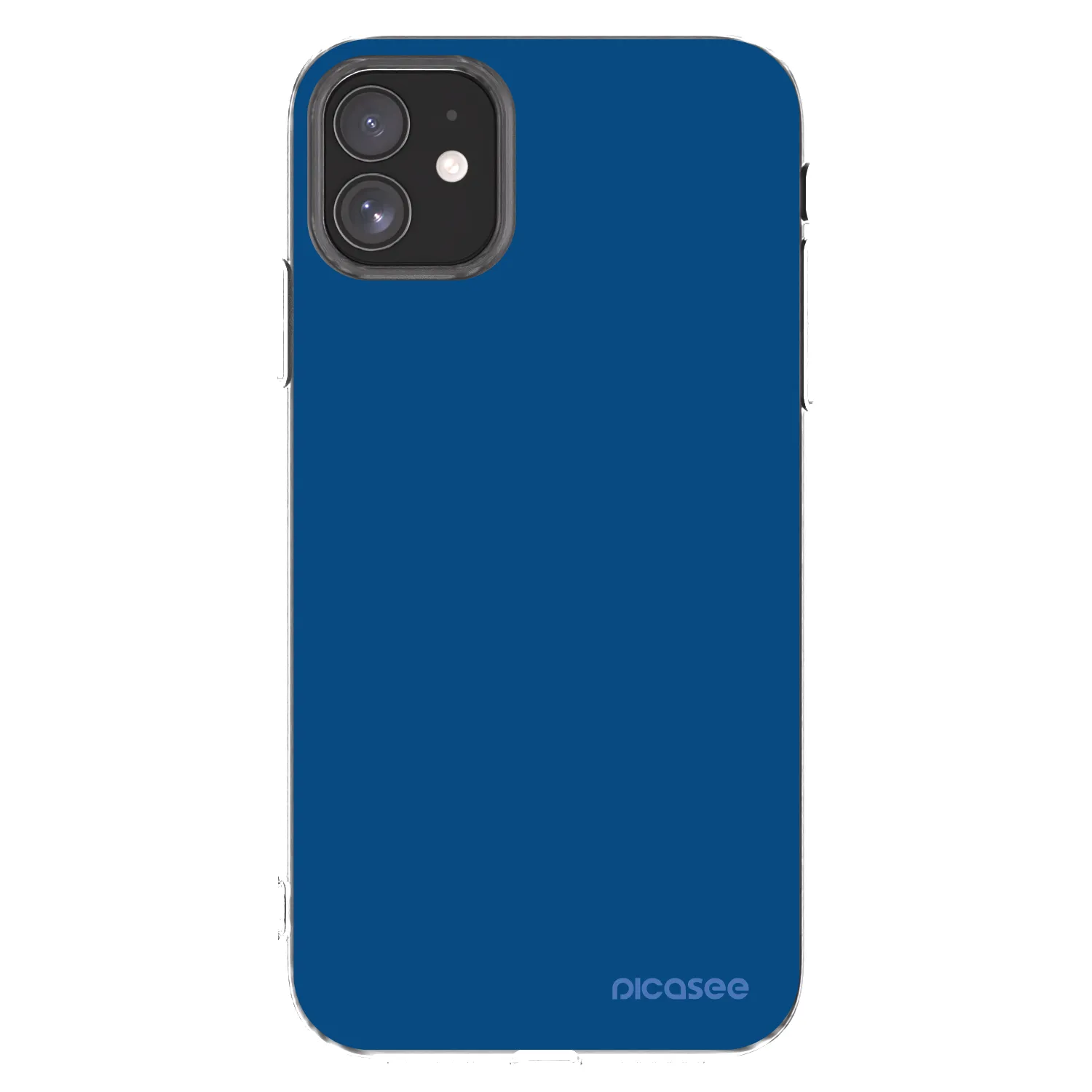 Picasee Apple iPhone 11 Hülle - Transparentes Silikon - Navy Blue