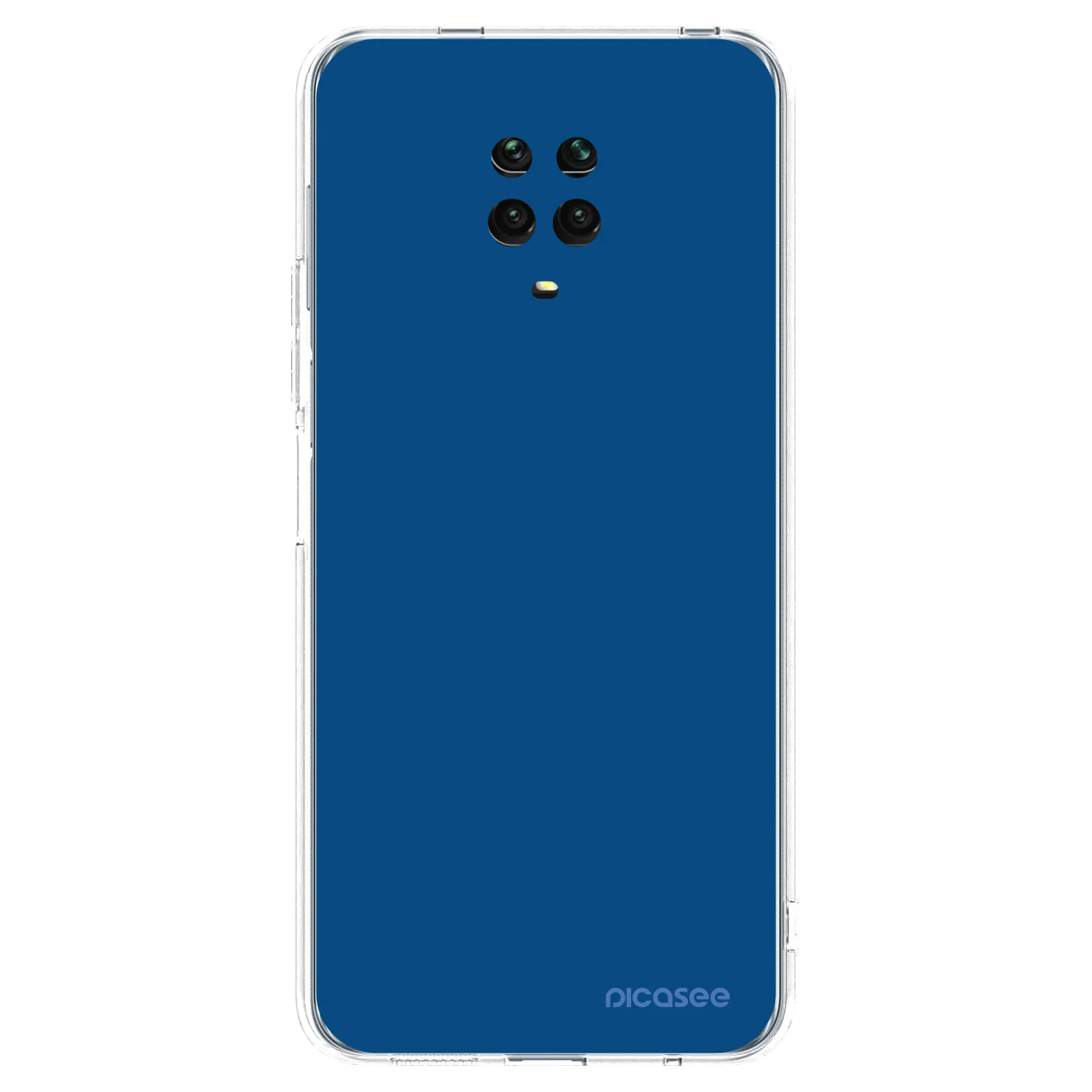 Picasee Xiaomi Redmi Note 9 Pro Hülle - Transparentes Silikon - Navy Blue