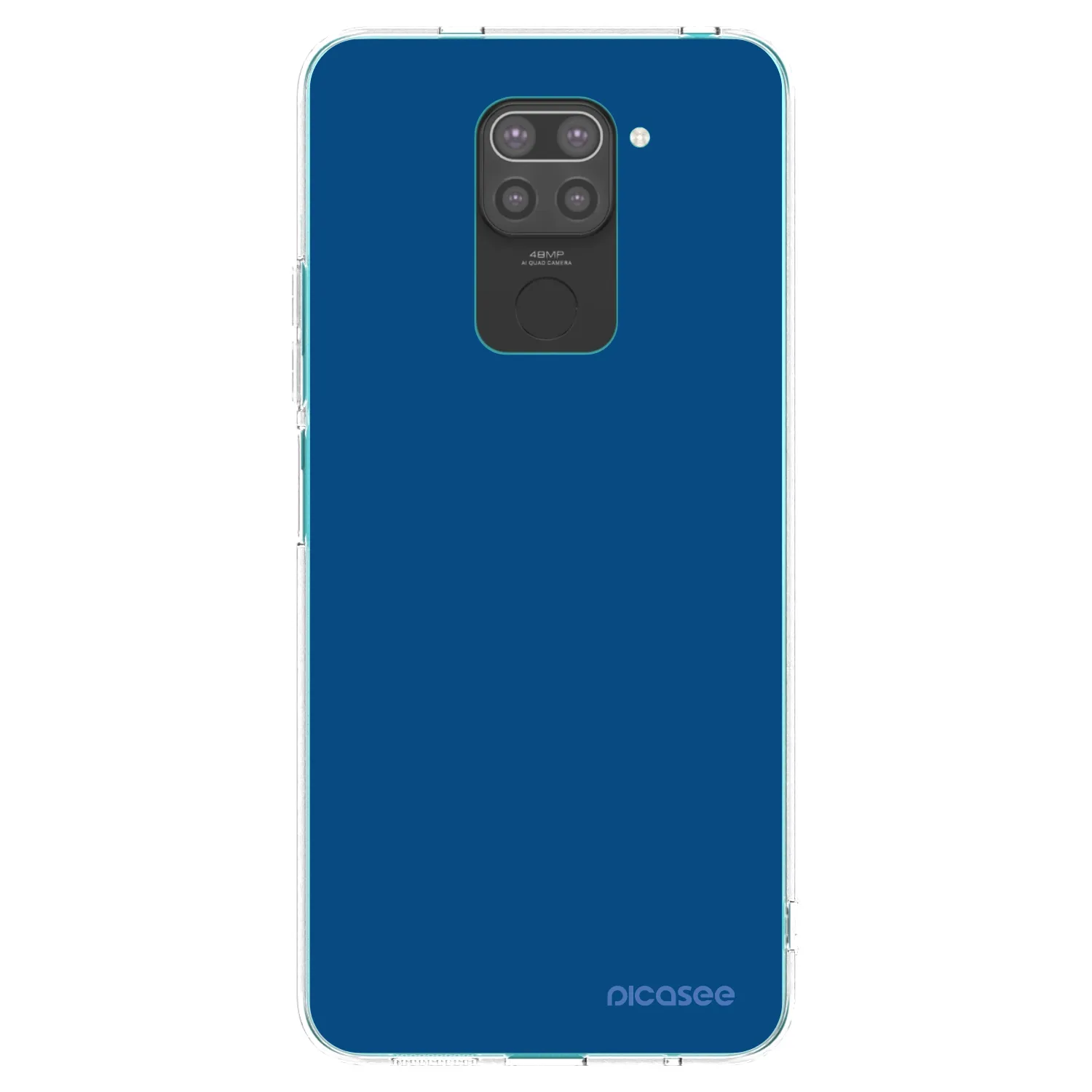 Picasee Xiaomi Redmi Note 9 Hülle - Schwarzes Silikon - Navy Blue