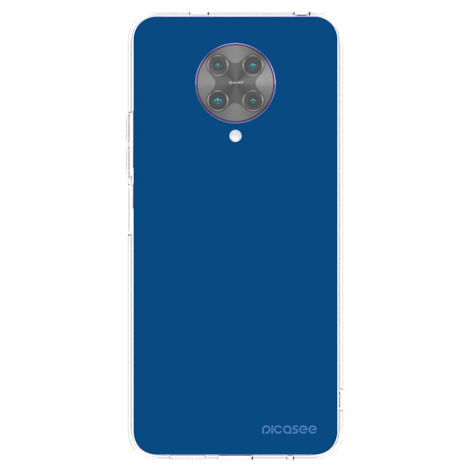 Picasee Xiaomi Poco F2 Pro Hülle - Transparentes Silikon - Navy Blue