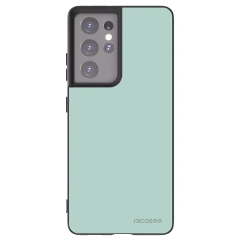 Picasee Samsung Galaxy S21 Ultra 5G G998B Hülle - Schwarzes Silikon - Pastel Charm