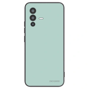 Picasee Vivo V23 5G Hülle - Schwarzes Silikon - Pastel Charm
