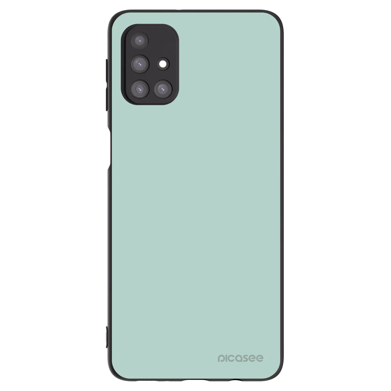 Picasee Samsung Galaxy M31s Hülle - Schwarzes Silikon - Pastel Charm