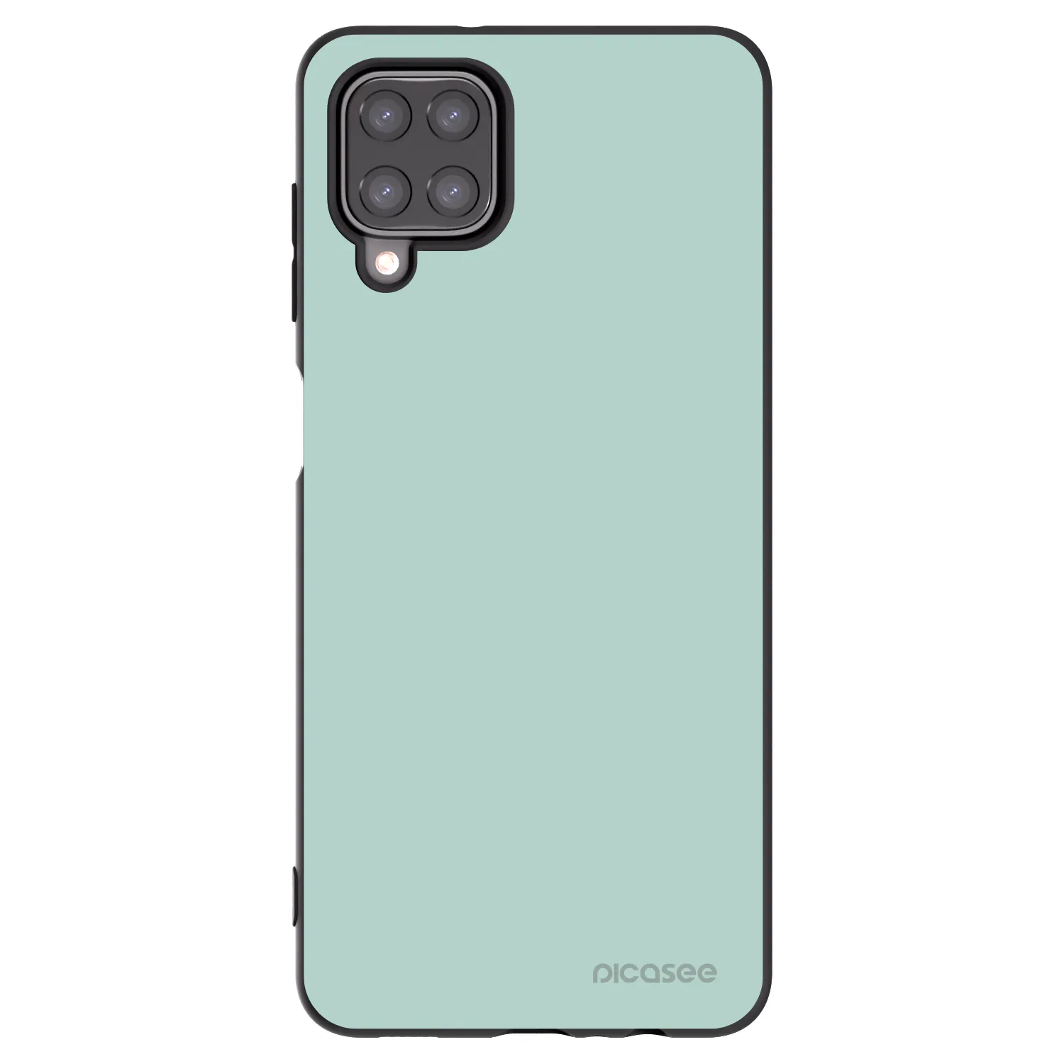 Picasee Samsung Galaxy A12 A125F Hülle - Schwarzes Silikon - Pastel Charm