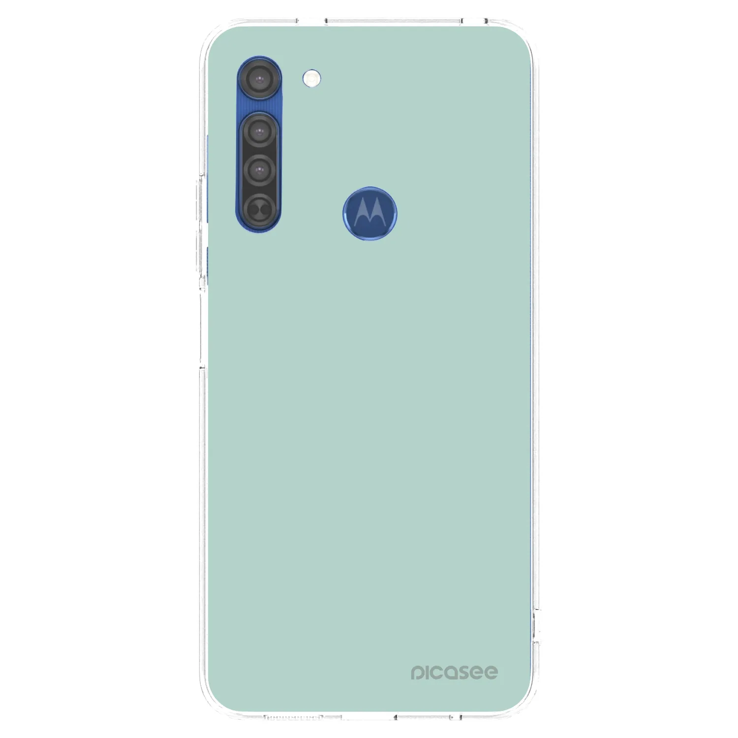 Picasee Motorola Moto G8 Hülle - Transparentes Silikon - Pastel Charm