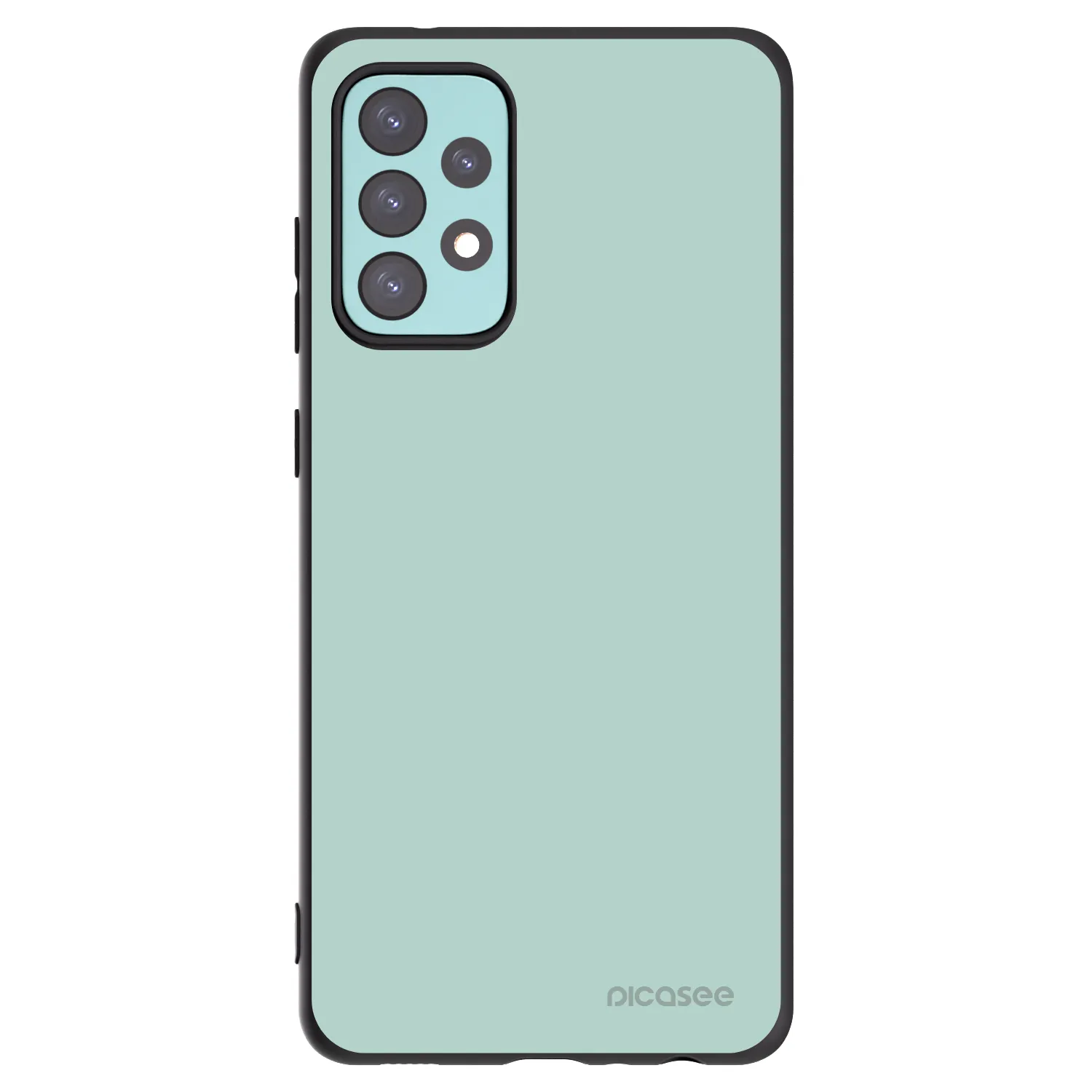 Picasee Samsung Galaxy A72 A725F Hülle - Schwarzes Silikon - Pastel Charm