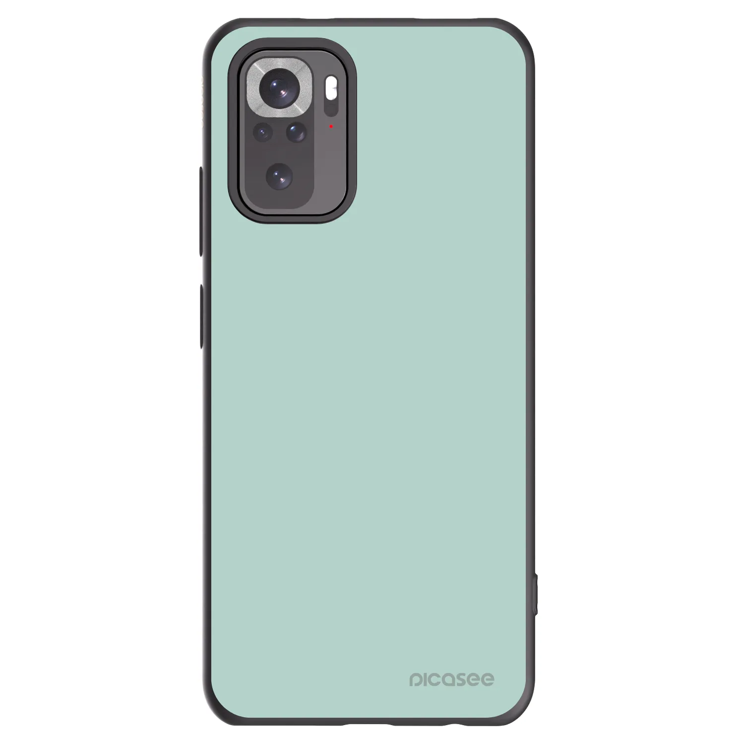 Picasee Xiaomi Redmi Note 10S Hülle - Schwarzes Silikon - Pastel Charm