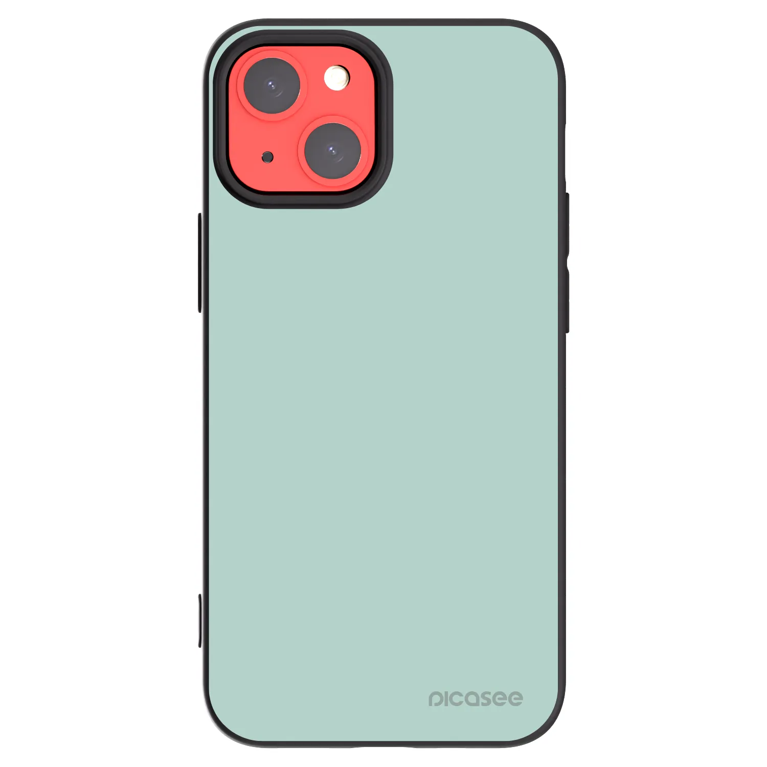 Picasee Apple iPhone 13 mini Hülle - Schwarzes Silikon - Pastel Charm