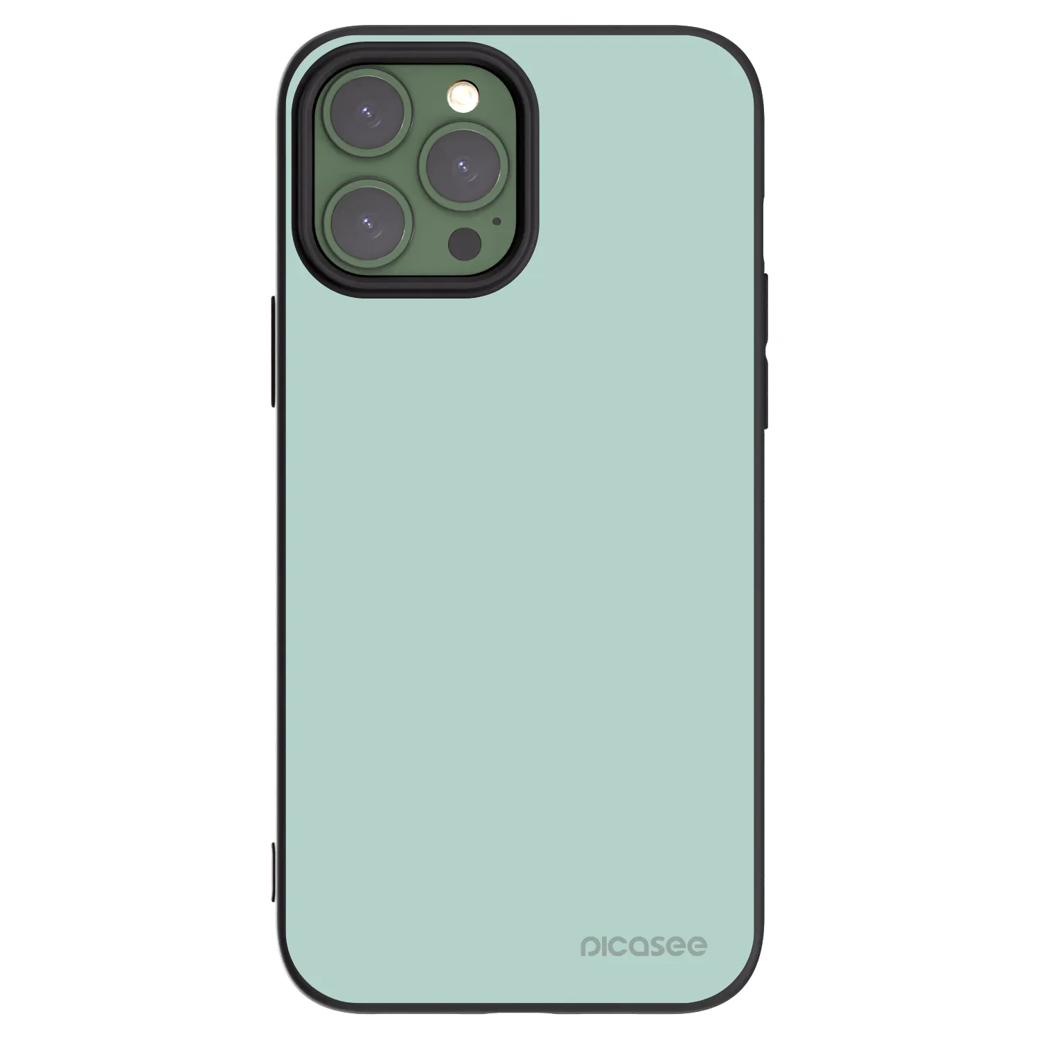 Picasee Apple iPhone 13 Pro Max Hülle - Schwarzes Silikon - Pastel Charm