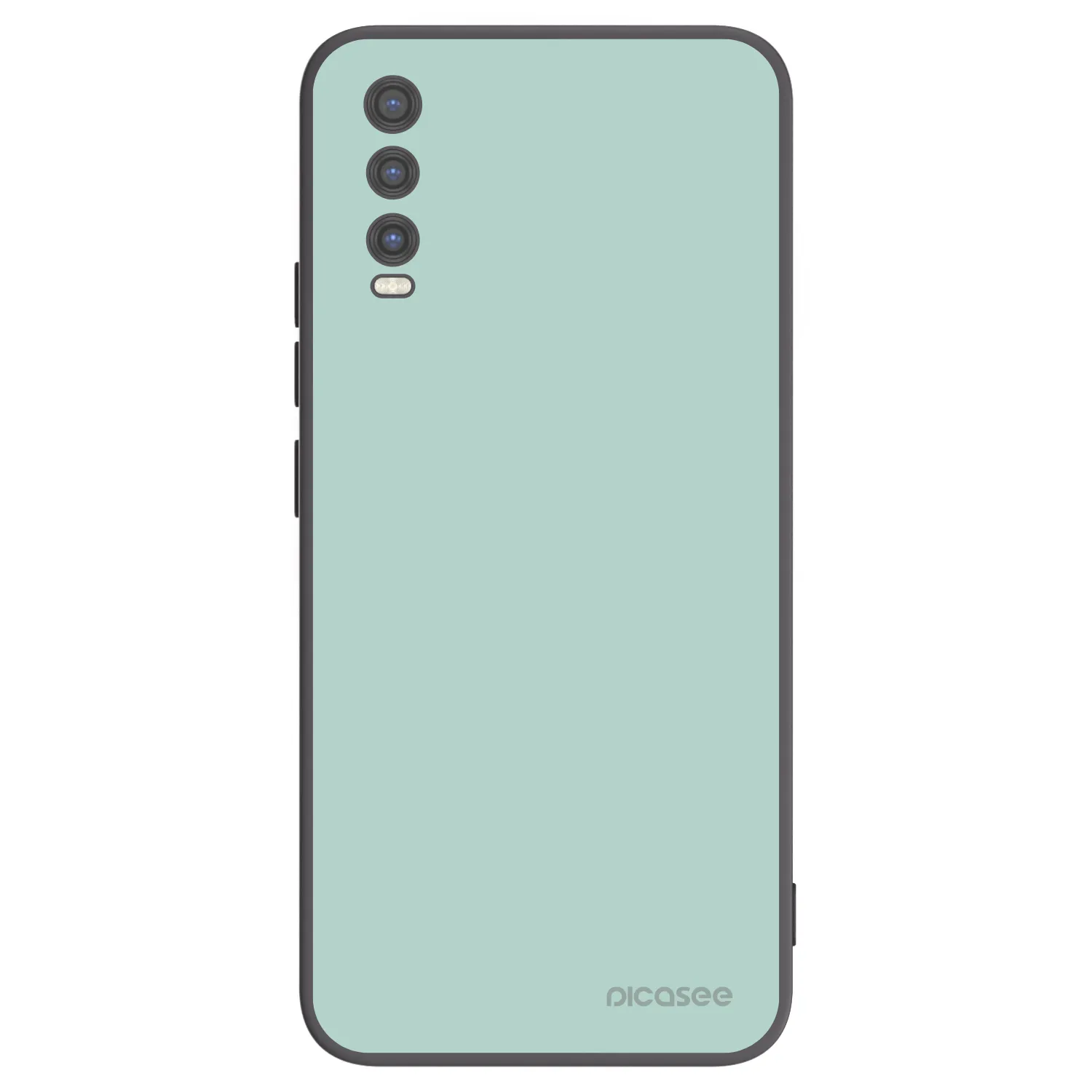 Picasee Vivo Y20s Hülle - Schwarzes Silikon - Pastel Charm