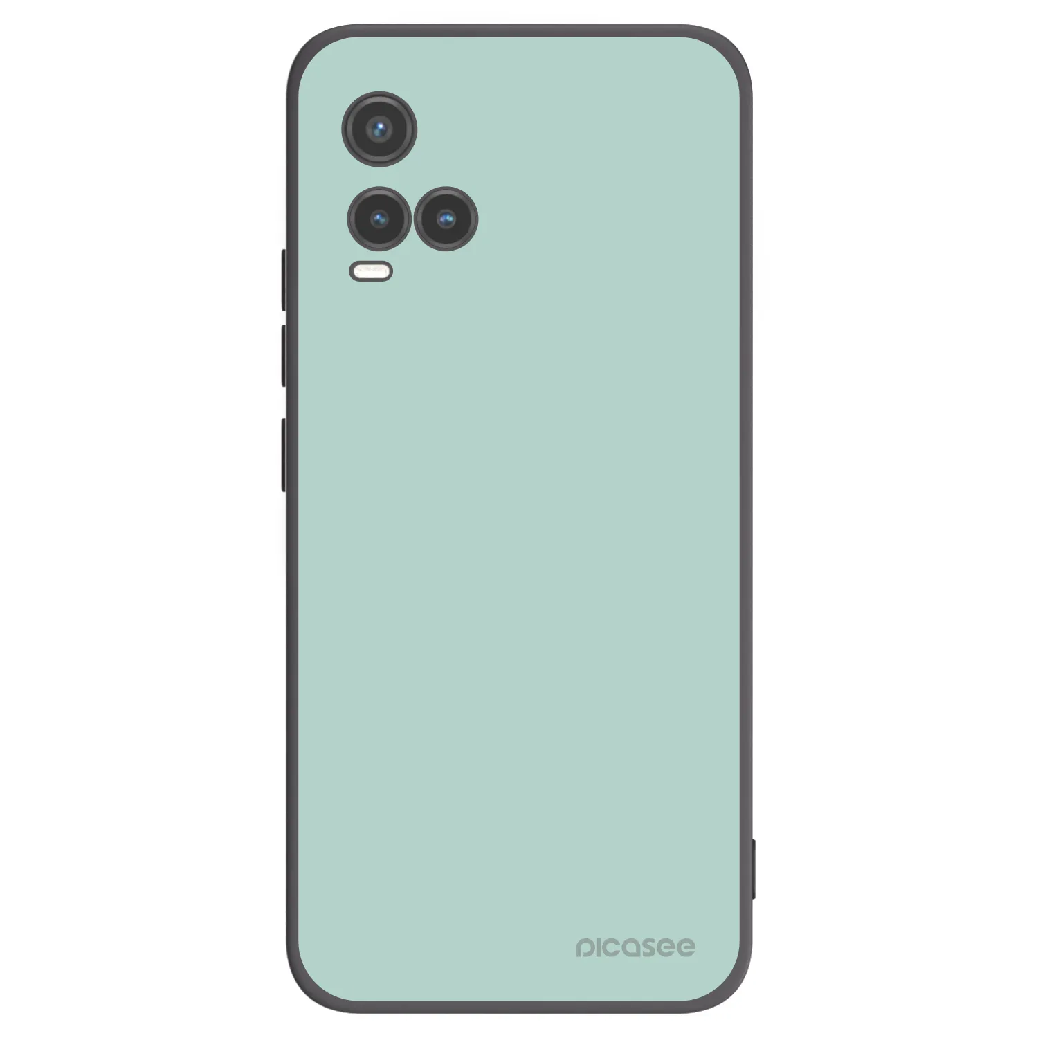 Picasee Vivo Y33s Hülle - Schwarzes Silikon - Pastel Charm