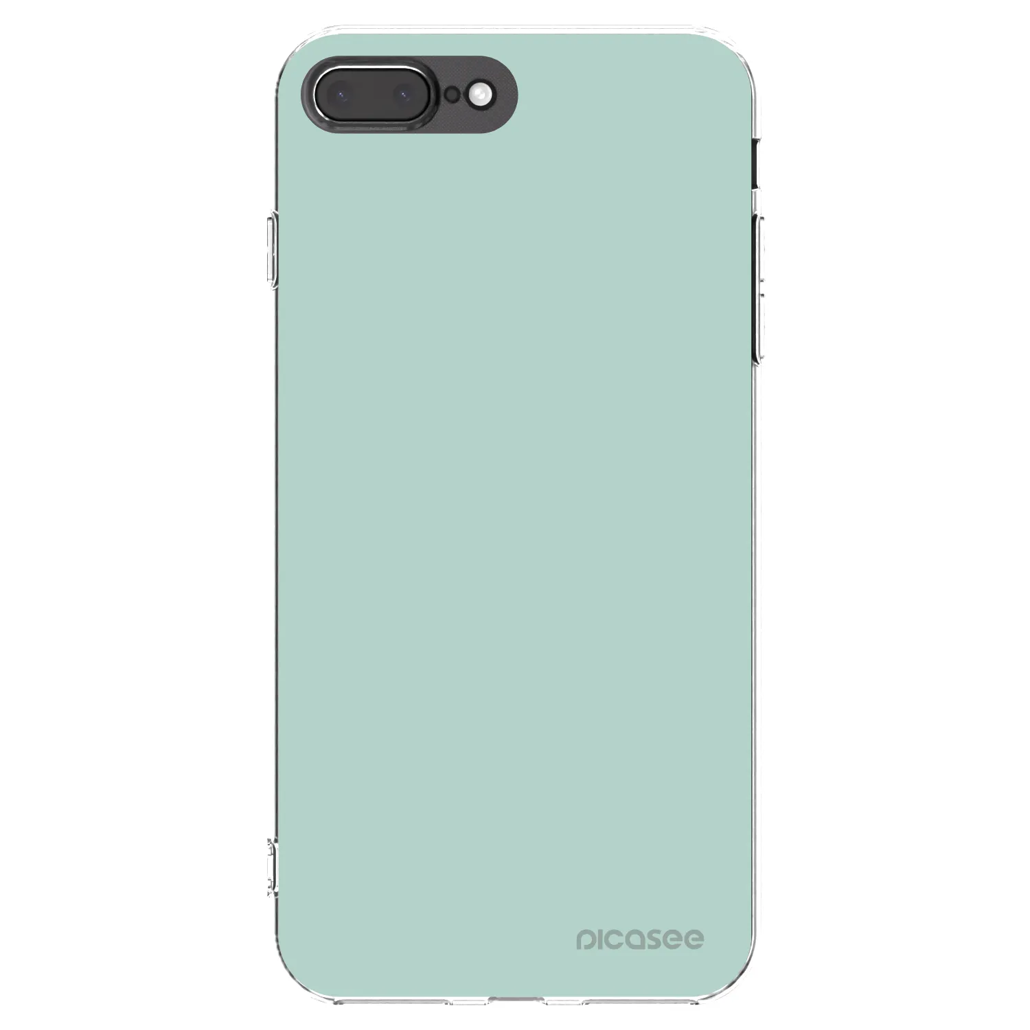 Picasee Apple iPhone 8 Plus Hülle - Transparentes Silikon - Pastel Charm