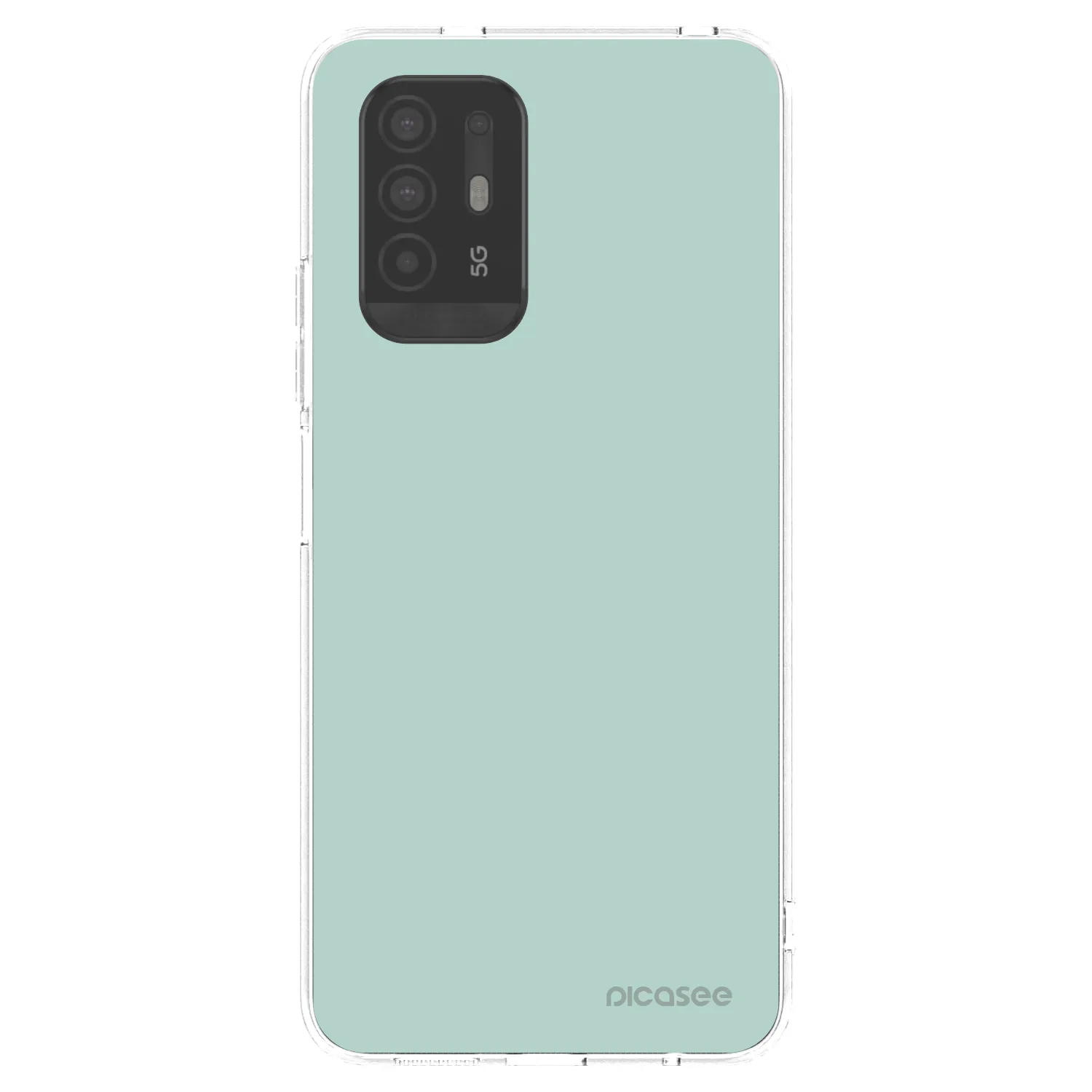 Picasee OPPO A94 5G Hülle - Transparentes Silikon - Pastel Charm