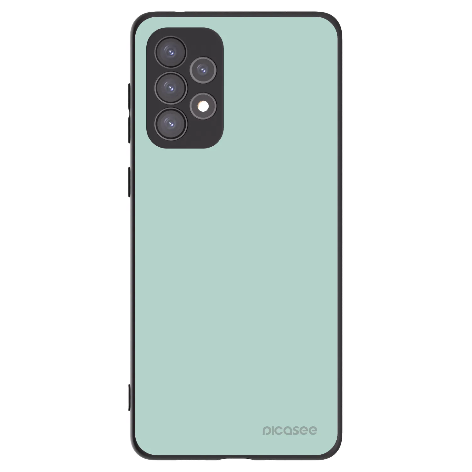 Picasee Samsung Galaxy A73 5G Hülle - Schwarzes Silikon - Pastel Charm