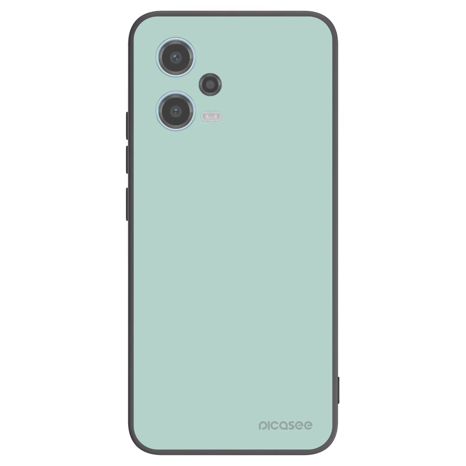 Picasee Xiaomi Redmi Note 12 5G Hülle - Schwarzes Silikon - Pastel Charm