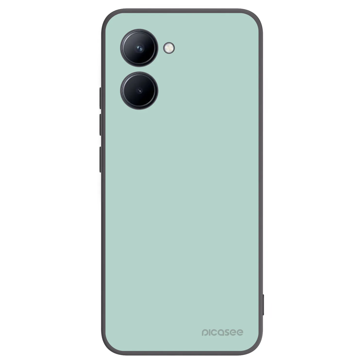 Picasee Realme C33 (2023) Hülle - Schwarzes Silikon - Pastel Charm