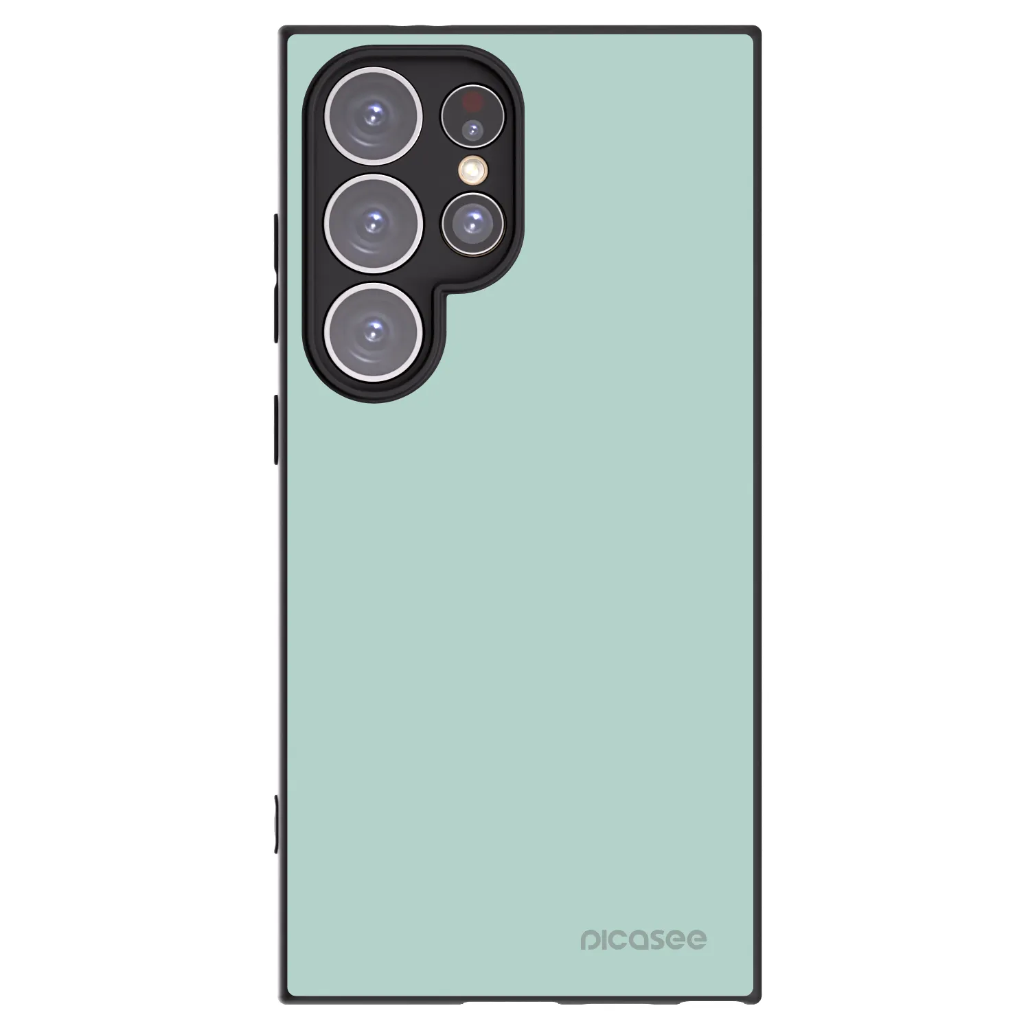 Picasee Samsung Galaxy S24 Ultra S928B 5G Hülle - Schwarzes Silikon - Pastel Charm