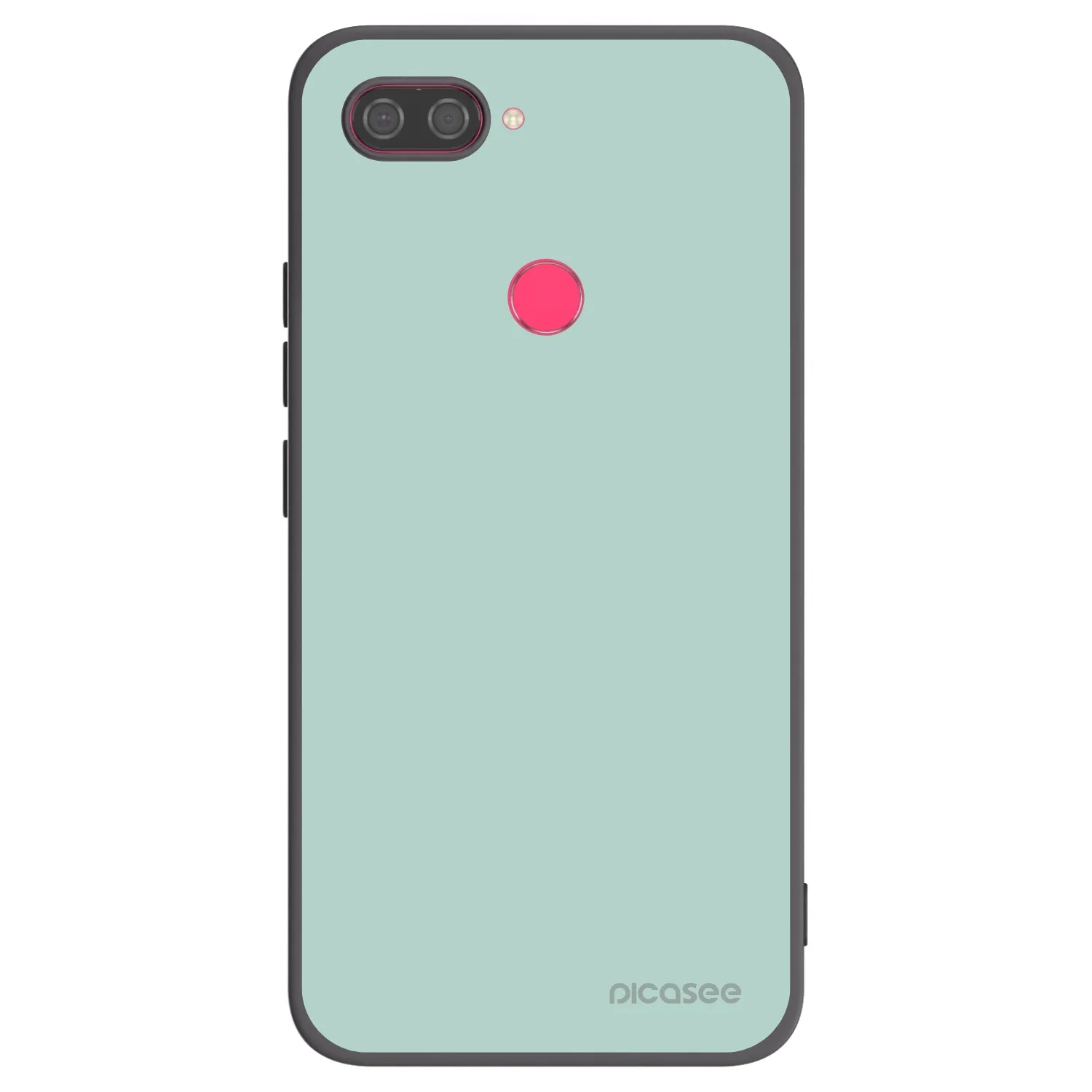 Picasee Xiaomi Mi 8 Lite Hülle - Schwarzes Silikon - Pastel Charm