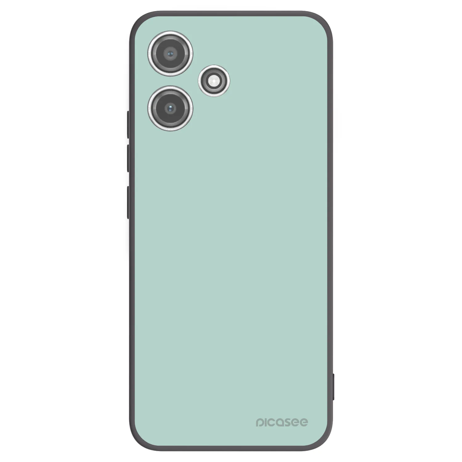 Picasee Xiaomi Redmi 12 5G Hülle - Schwarzes Silikon - Pastel Charm