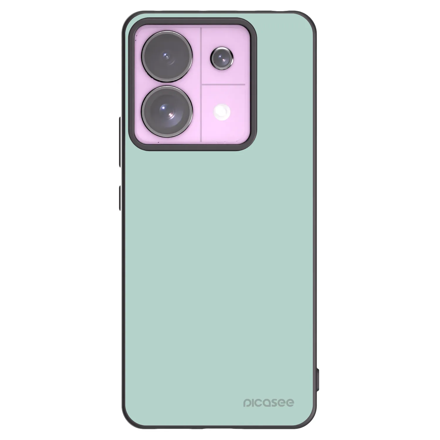 Picasee Xiaomi Redmi Note 13 Pro 5G Hülle - Schwarzes Silikon - Pastel Charm