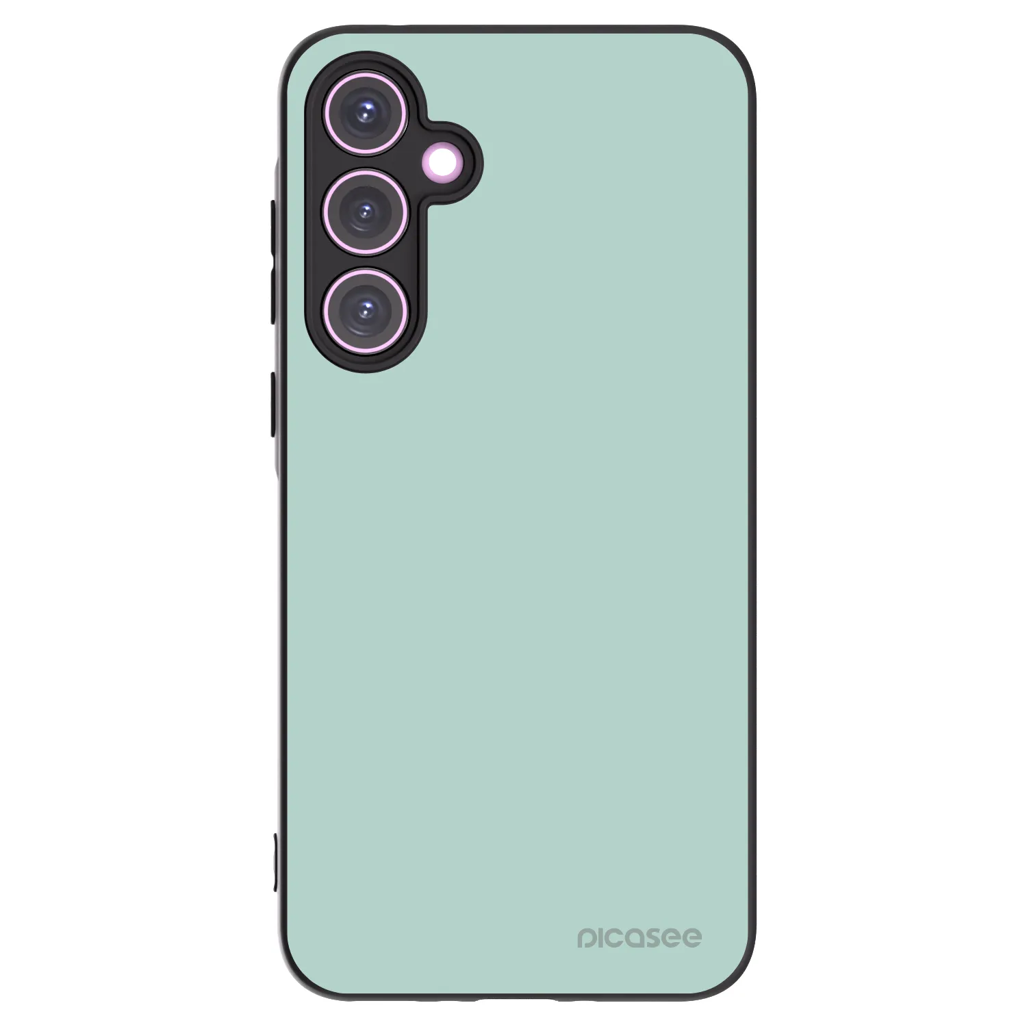 Picasee Samsung Galaxy A35 5G A356B Hülle - Schwarzes Silikon - Pastel Charm