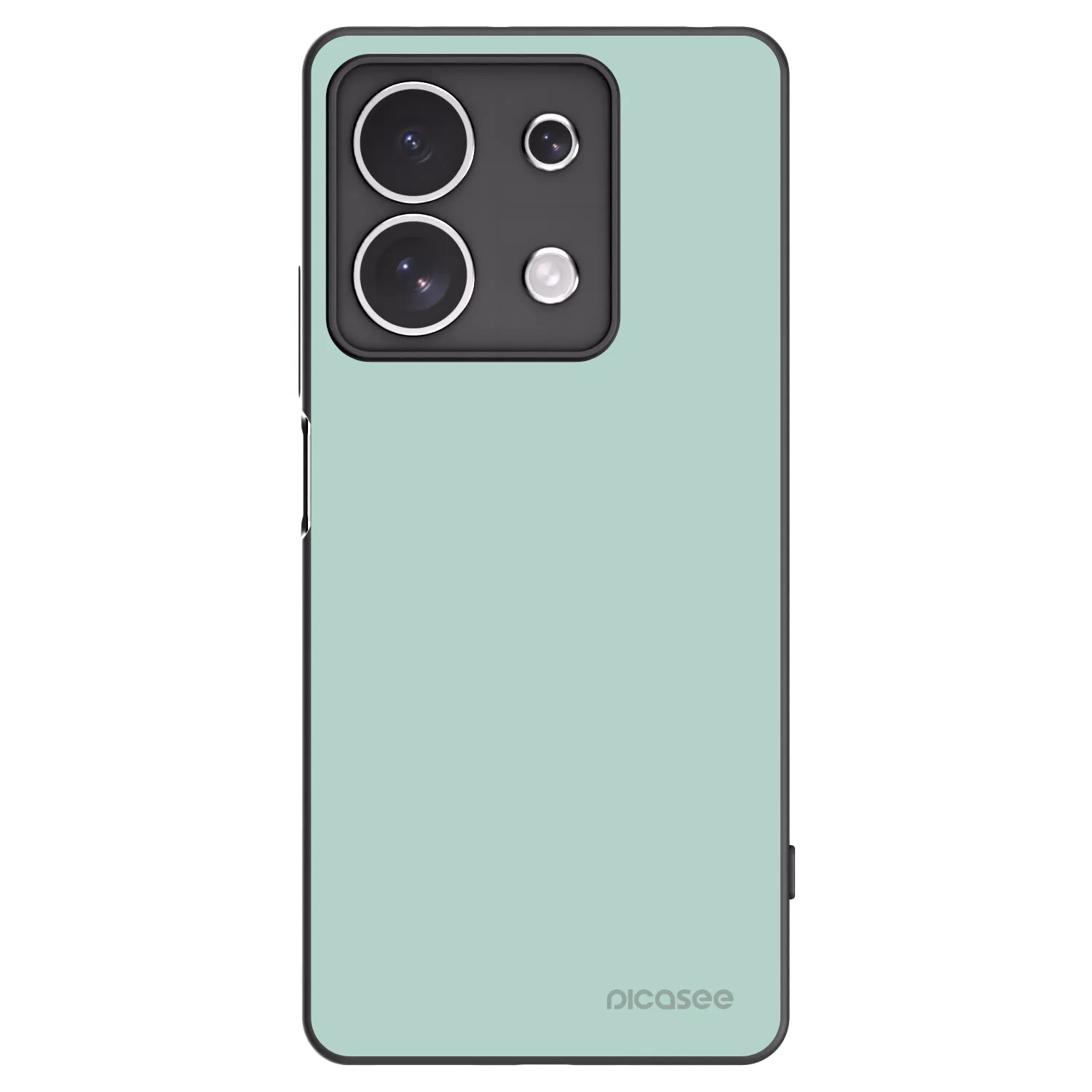 Picasee Xiaomi Redmi Note 13 4G Hülle - Schwarzes Silikon - Pastel Charm