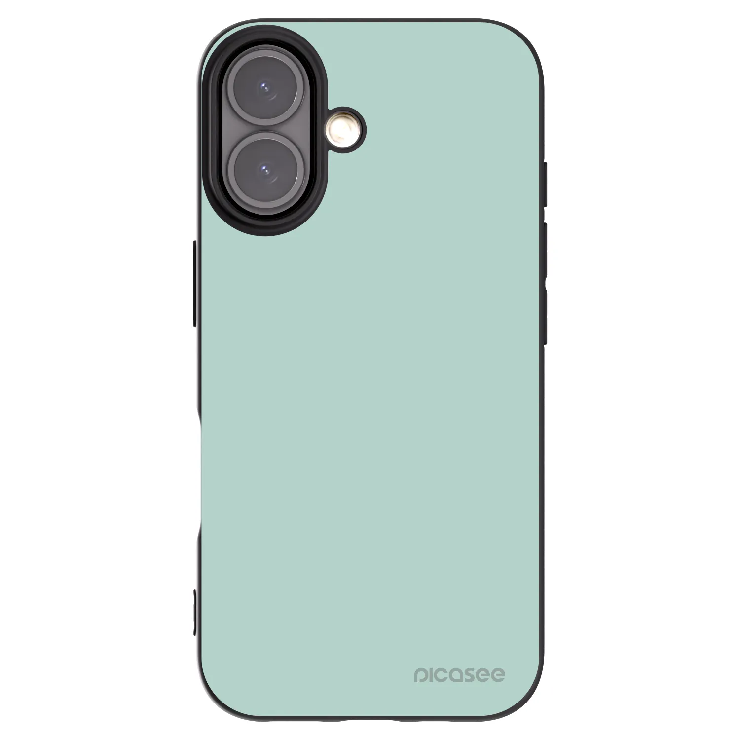 Picasee Apple iPhone 16 Hülle - Schwarzes Silikon - Pastel Charm