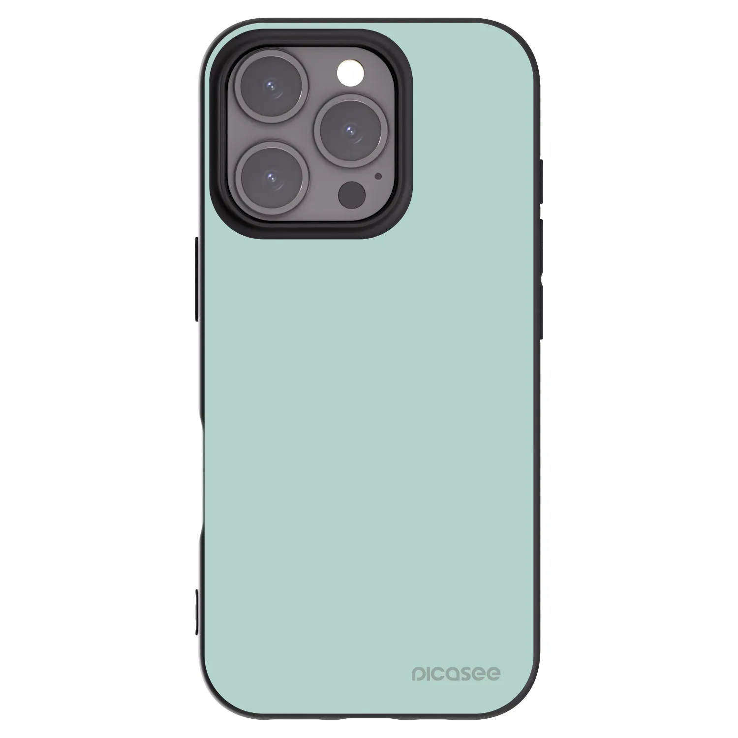 Picasee Apple iPhone 16 Pro Hülle - Schwarzes Silikon - Pastel Charm