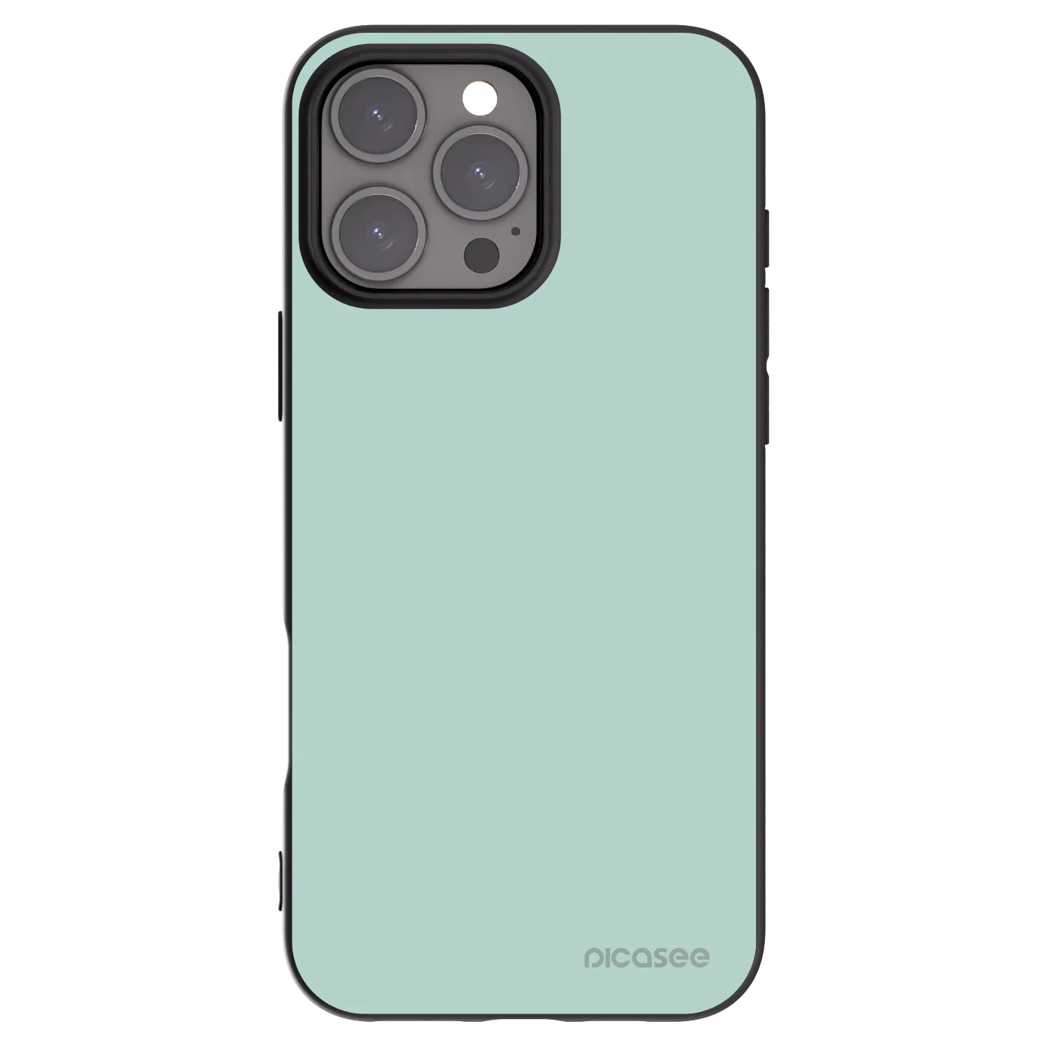 Picasee Apple iPhone 16 Pro Max Hülle - Schwarzes Silikon - Pastel Charm