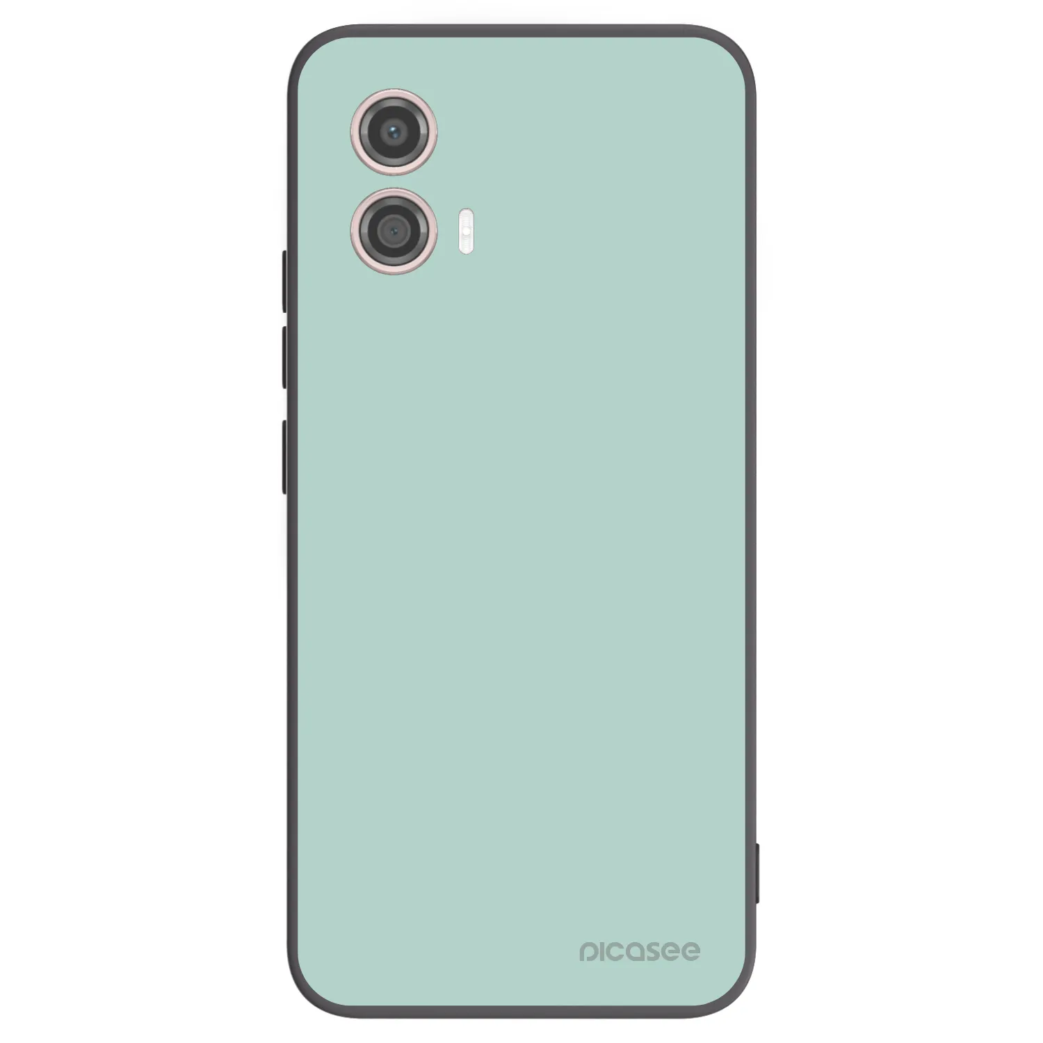 Picasee Motorola Moto G53 5G Hülle - Schwarzes Silikon - Pastel Charm
