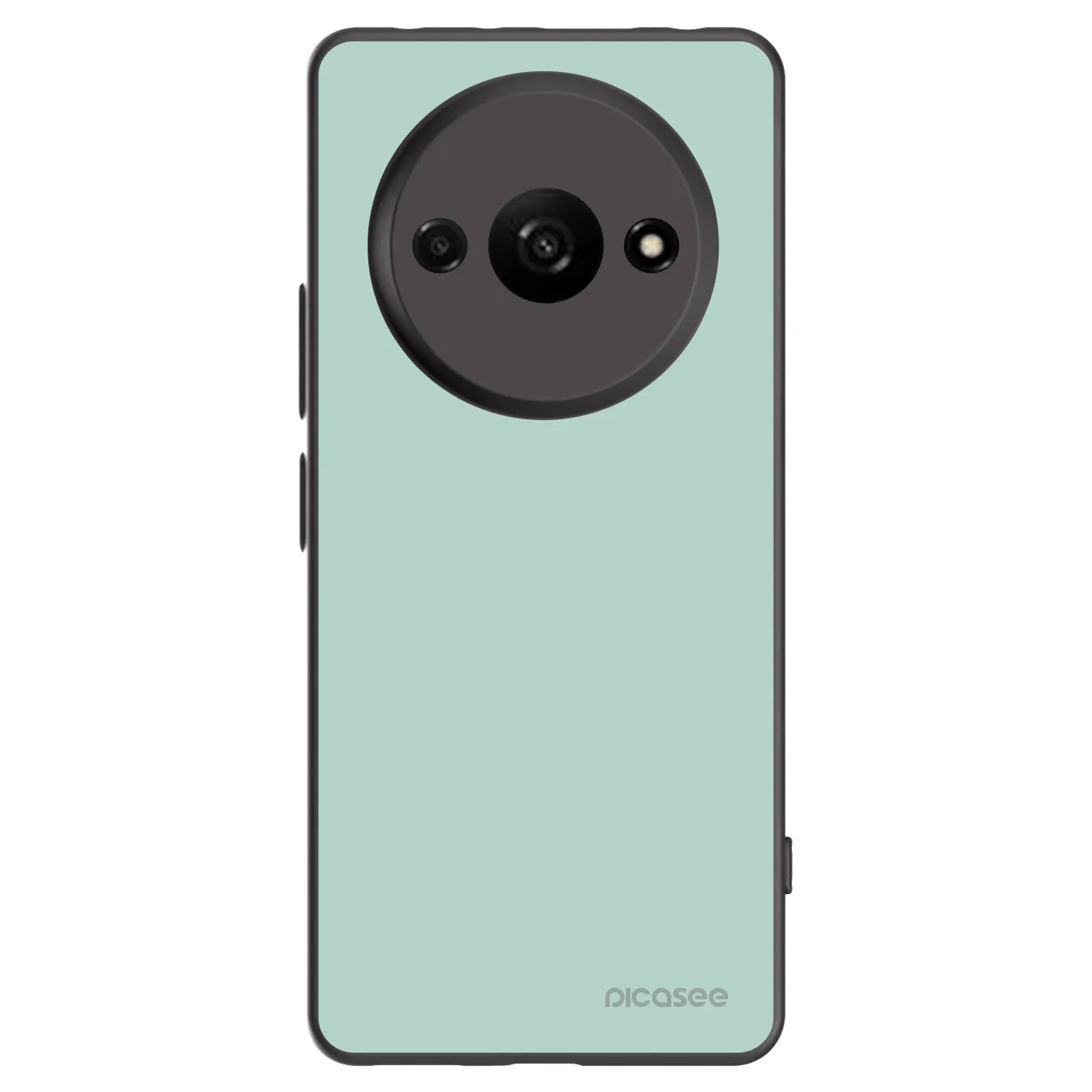 Picasee Xiaomi Redmi A3 Hülle - Schwarzes Silikon - Pastel Charm