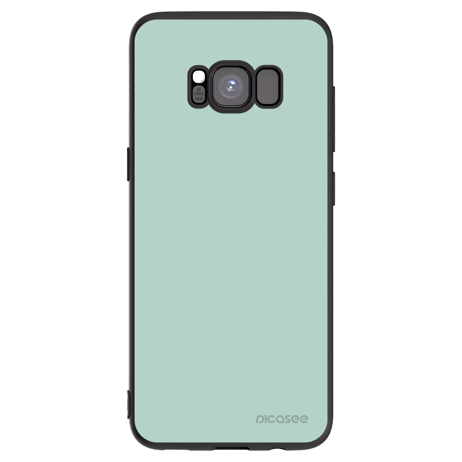 Picasee Samsung Galaxy S8 G950F Hülle - Schwarzes Silikon - Pastel Charm