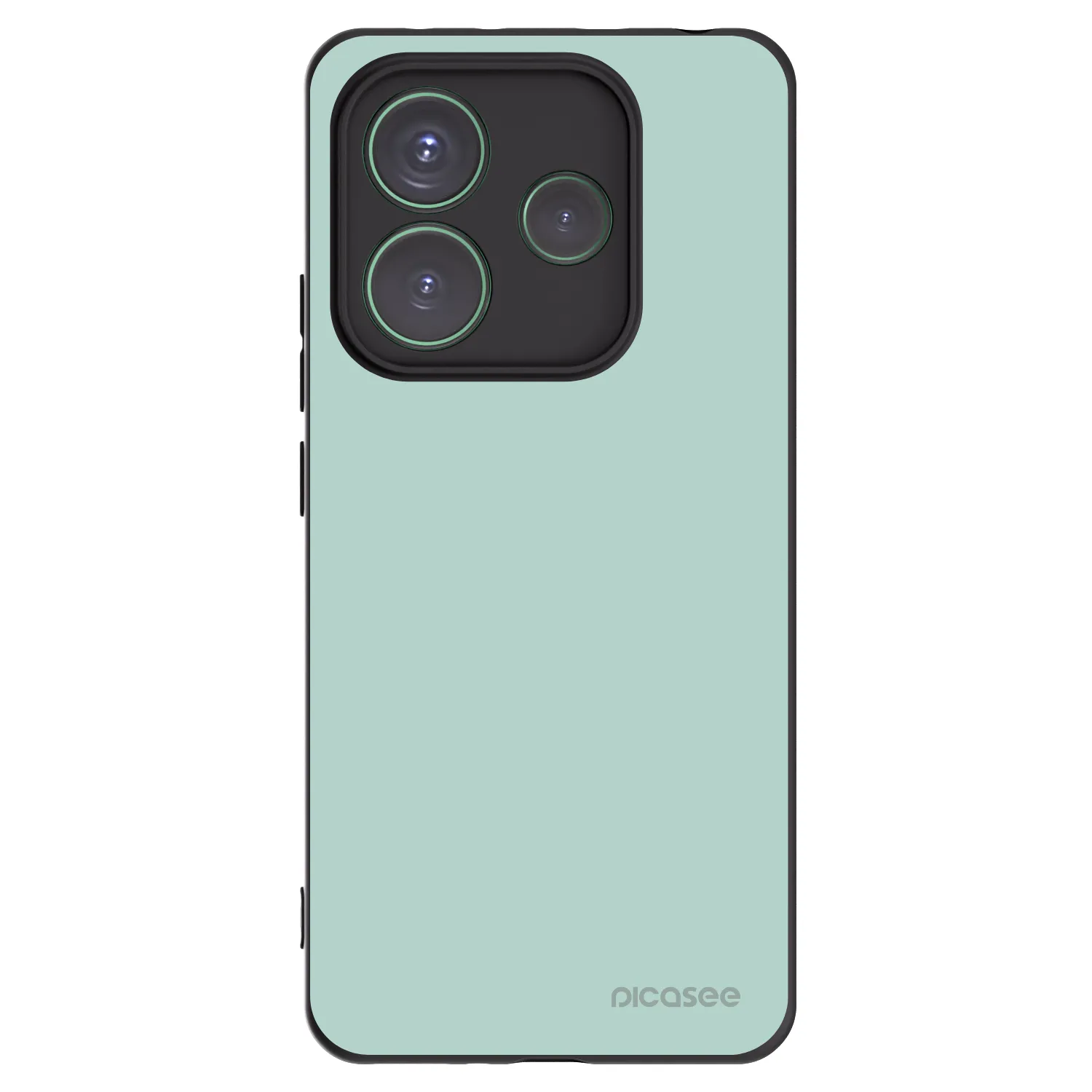 Picasee Xiaomi Redmi Note 14 5G Hülle - Schwarzes Silikon - Pastel Charm