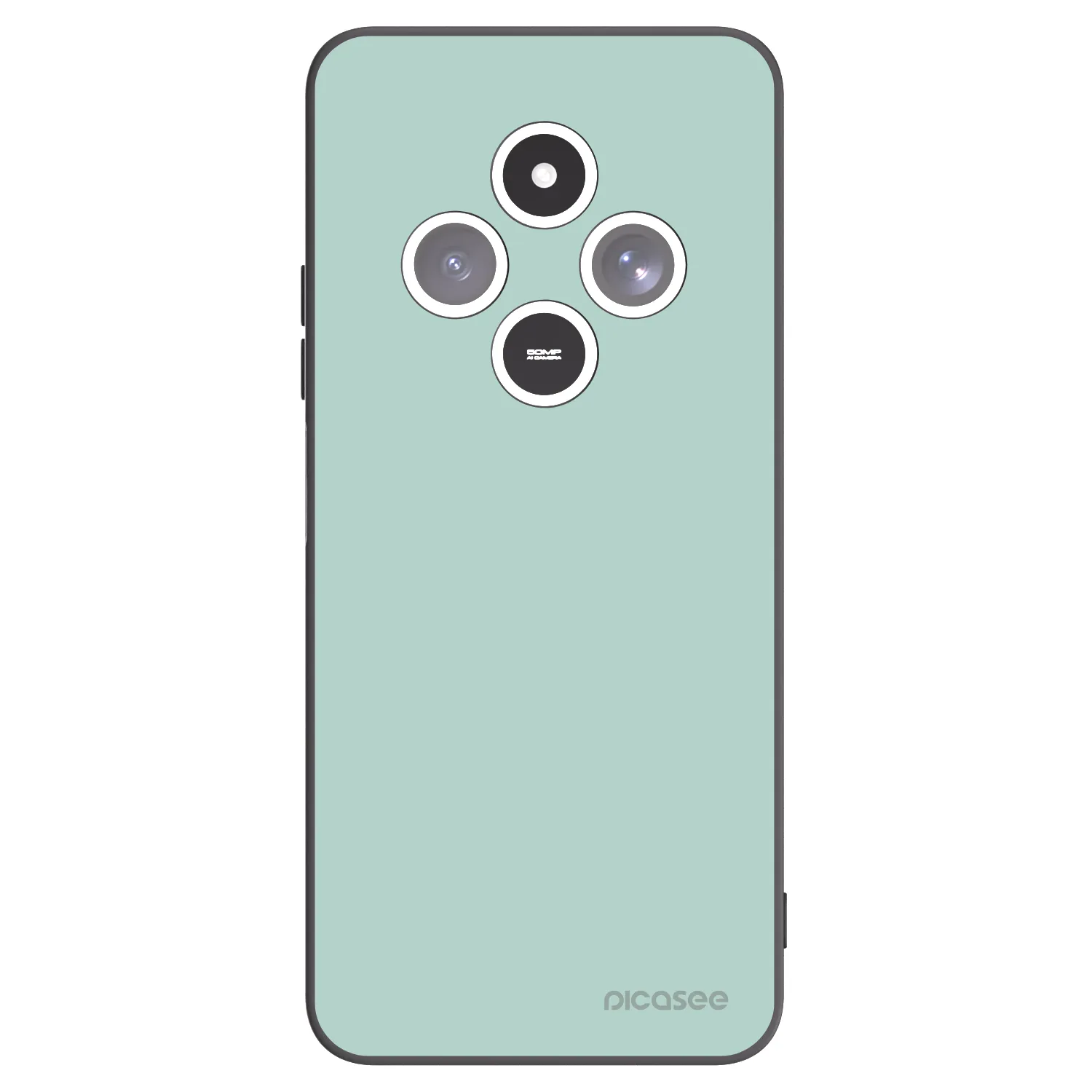 Picasee Xiaomi Redmi 14C Hülle - Schwarzes Silikon - Pastel Charm