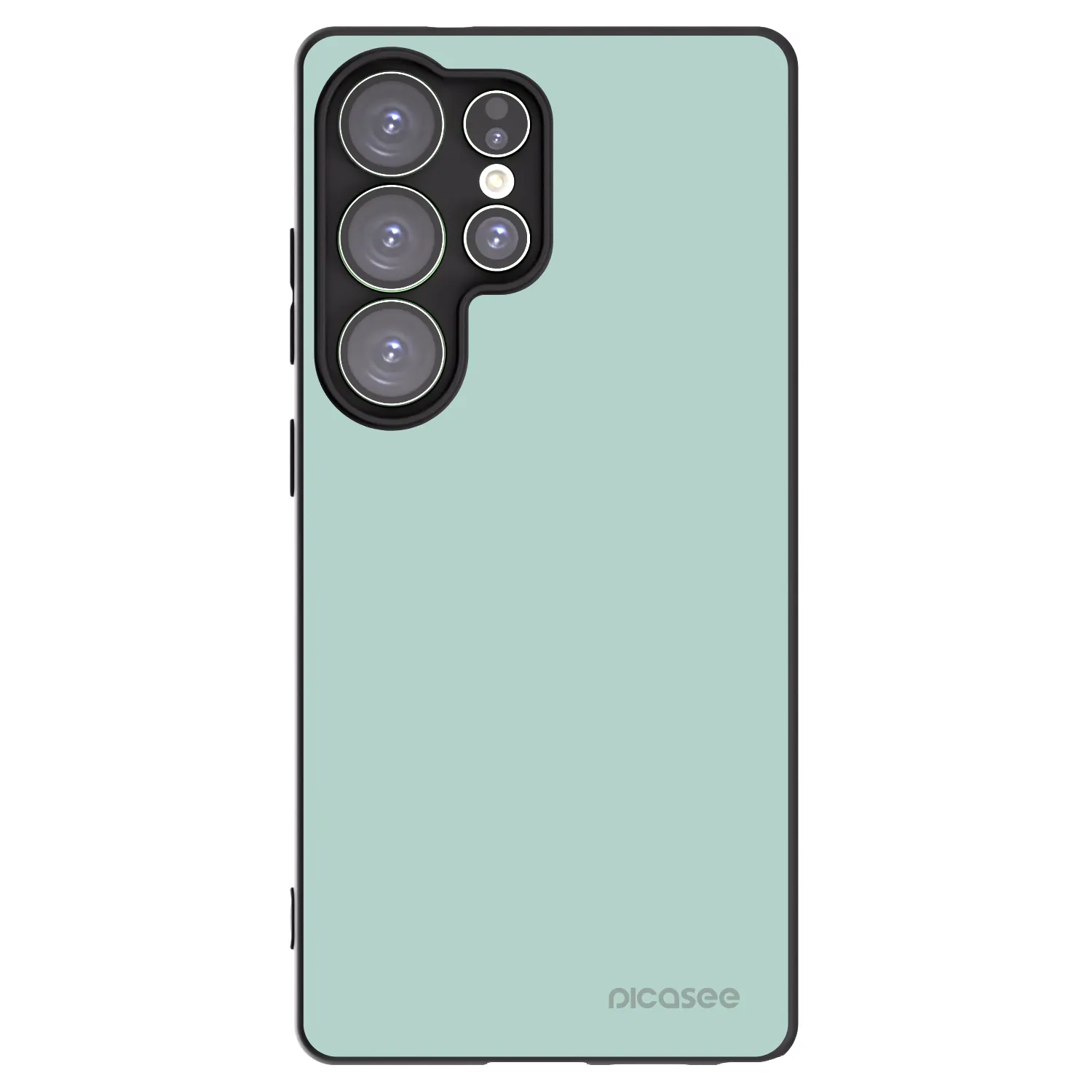 Picasee Samsung Galaxy S25 Ultra 5G Hülle - Schwarzes Silikon - Pastel Charm