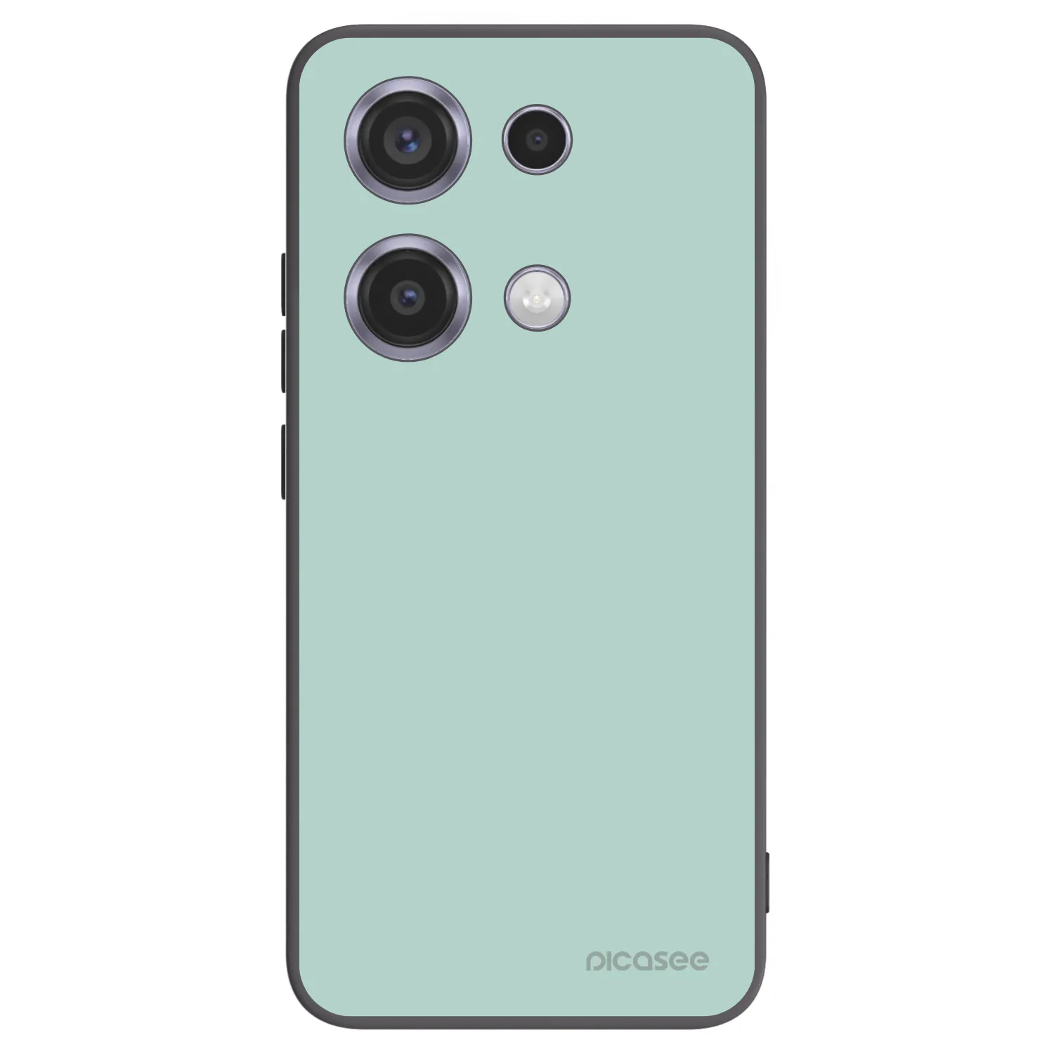 Picasee Xiaomi Redmi Note 14S Hülle - Schwarzes Silikon - Pastel Charm
