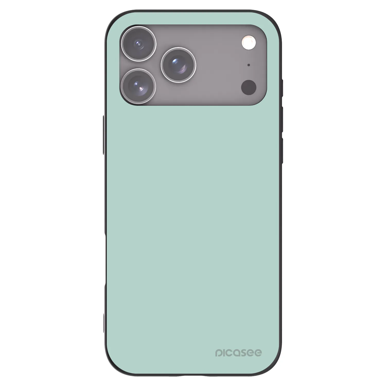 Picasee Apple iPhone 17 Pro Max Hülle - Schwarzes Silikon - Pastel Charm