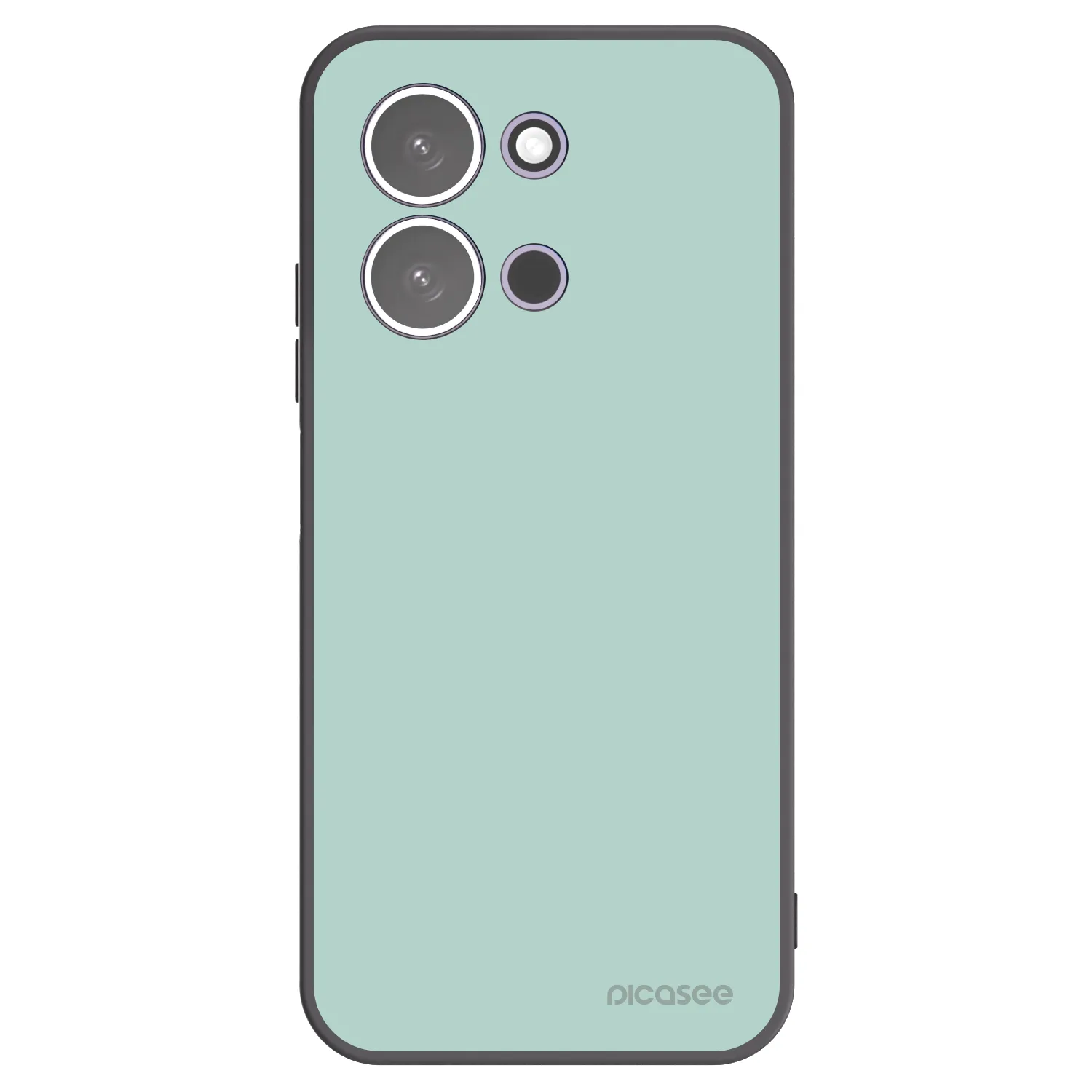 Picasee Xiaomi Redmi 15C 5G Hülle - Schwarzes Silikon - Pastel Charm