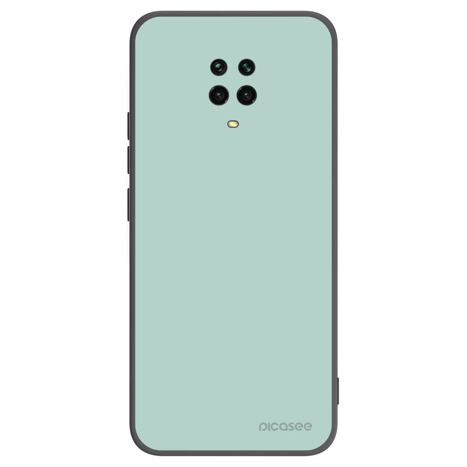 Picasee Xiaomi Redmi Note 9S Hülle - Schwarzes Silikon - Pastel Charm