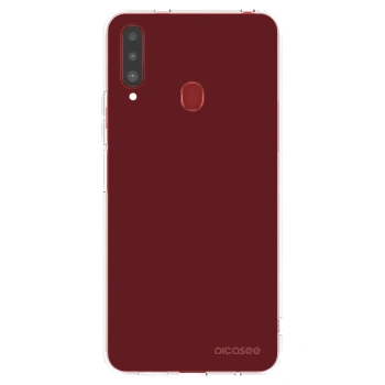 Picasee Samsung Galaxy A20s Hülle - Transparentes Silikon - Red Bliss