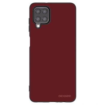 Picasee Samsung Galaxy A12 A125F Hülle - Schwarzes Silikon - Red Bliss