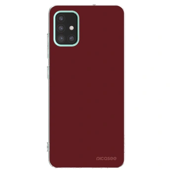 Picasee Samsung Galaxy M31s Hülle - Transparentes Silikon - Red Bliss