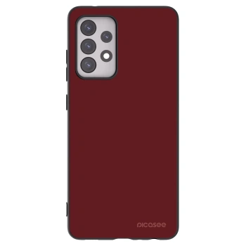 Picasee Samsung Galaxy A52 5G A525F Hülle - Schwarzes Silikon - Red Bliss