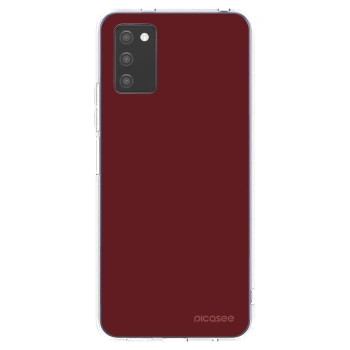Picasee Samsung Galaxy A02s A025G Hülle - Transparentes Silikon - Red Bliss